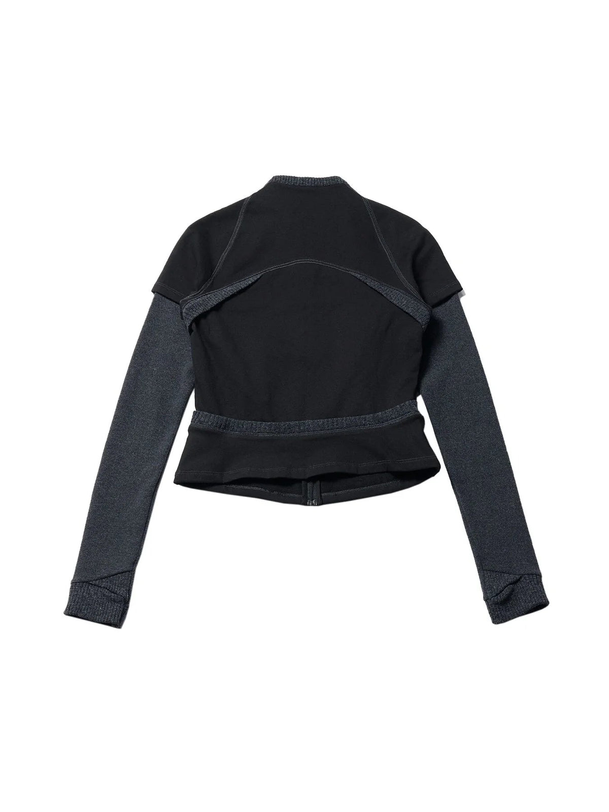 HYEIN SEO Black Layered Zip Top