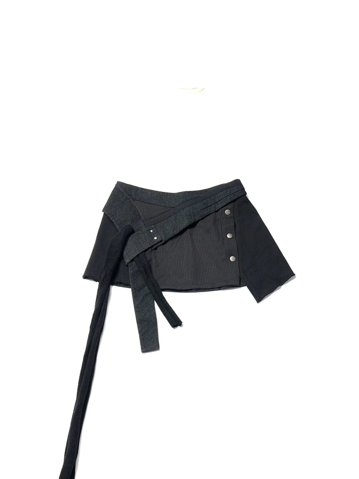 HYEIN SEO Black Wrap Mini Skirt