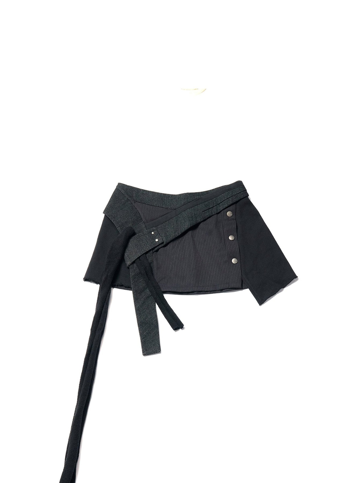 HYEIN SEO Black Wrap Mini Skirt