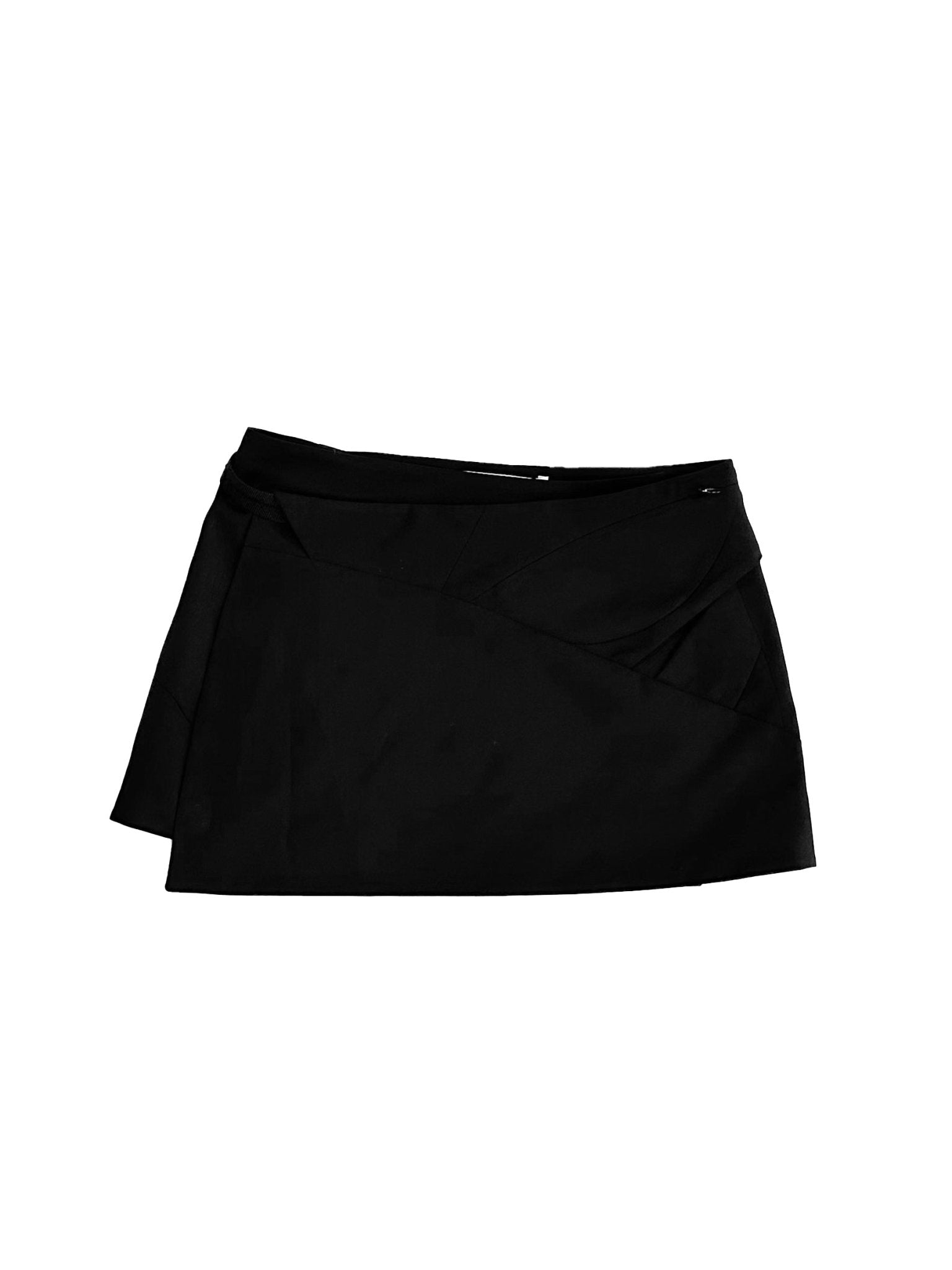 HYEIN SEO - Cinched Mini Skirt W Belt - BLACK