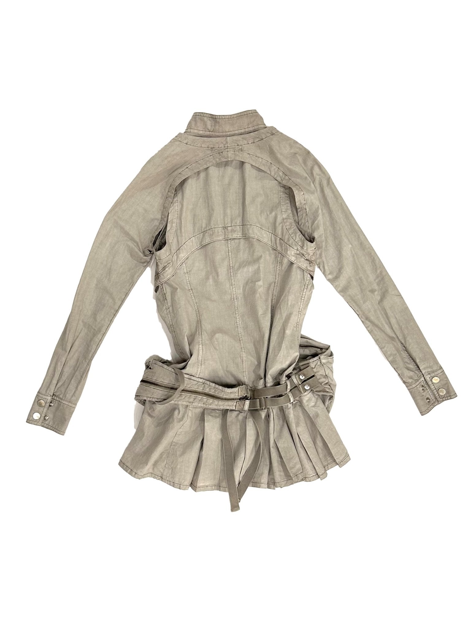 HYEIN SEO - Convertible Dress W/ Waist Bag - SS25 - MOON GREY