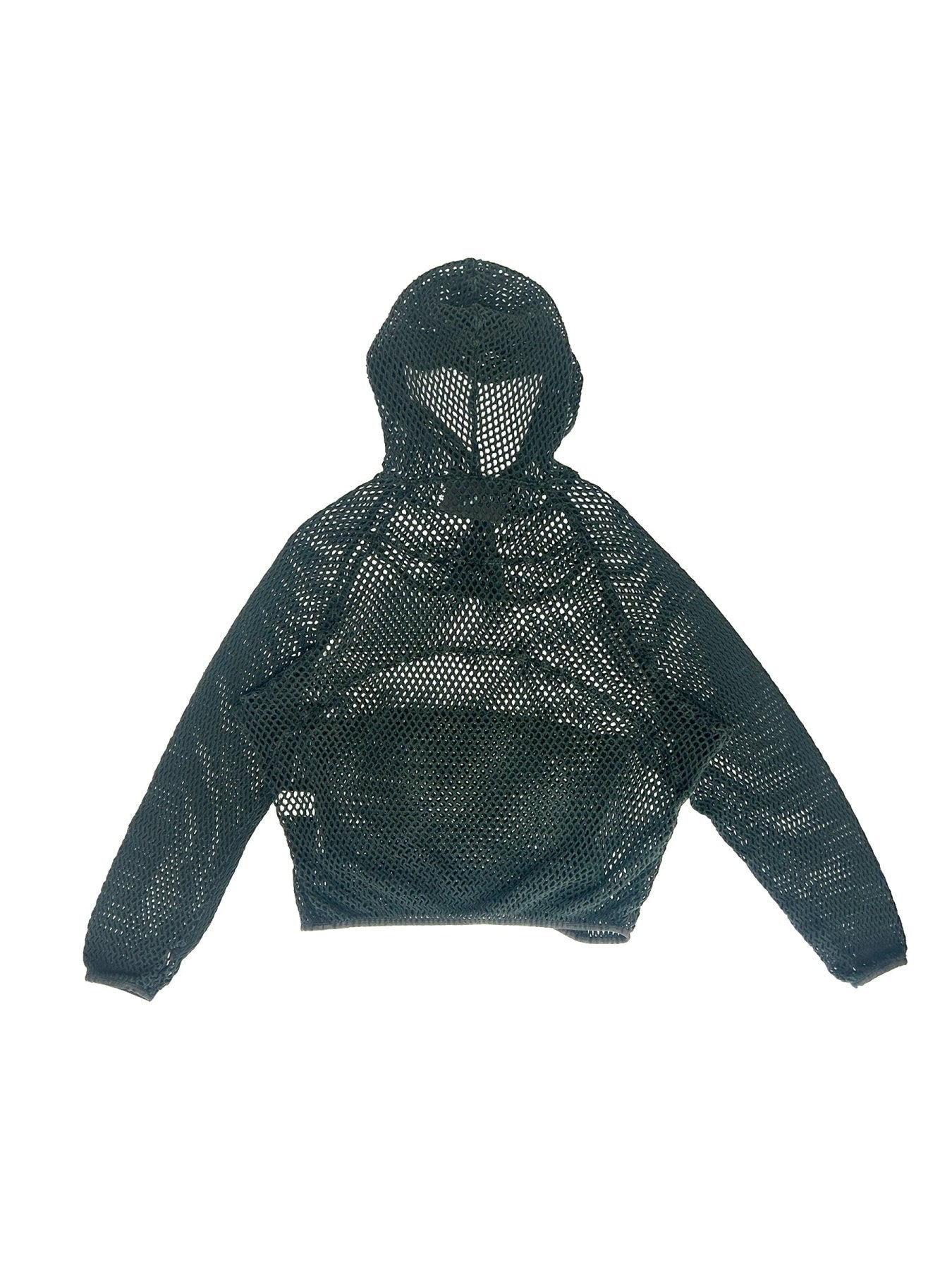 Hyein Seo Green Washed Mesh Hoodie