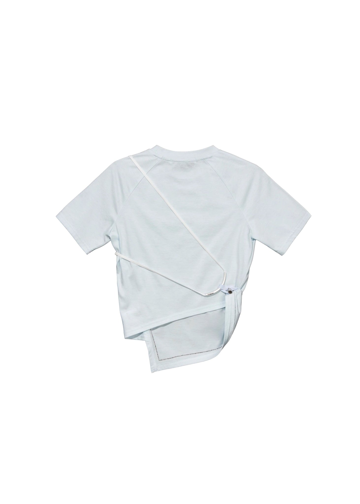 HYEIN SEO - Hemstith Crop Top - SS25 - SKY BLUE