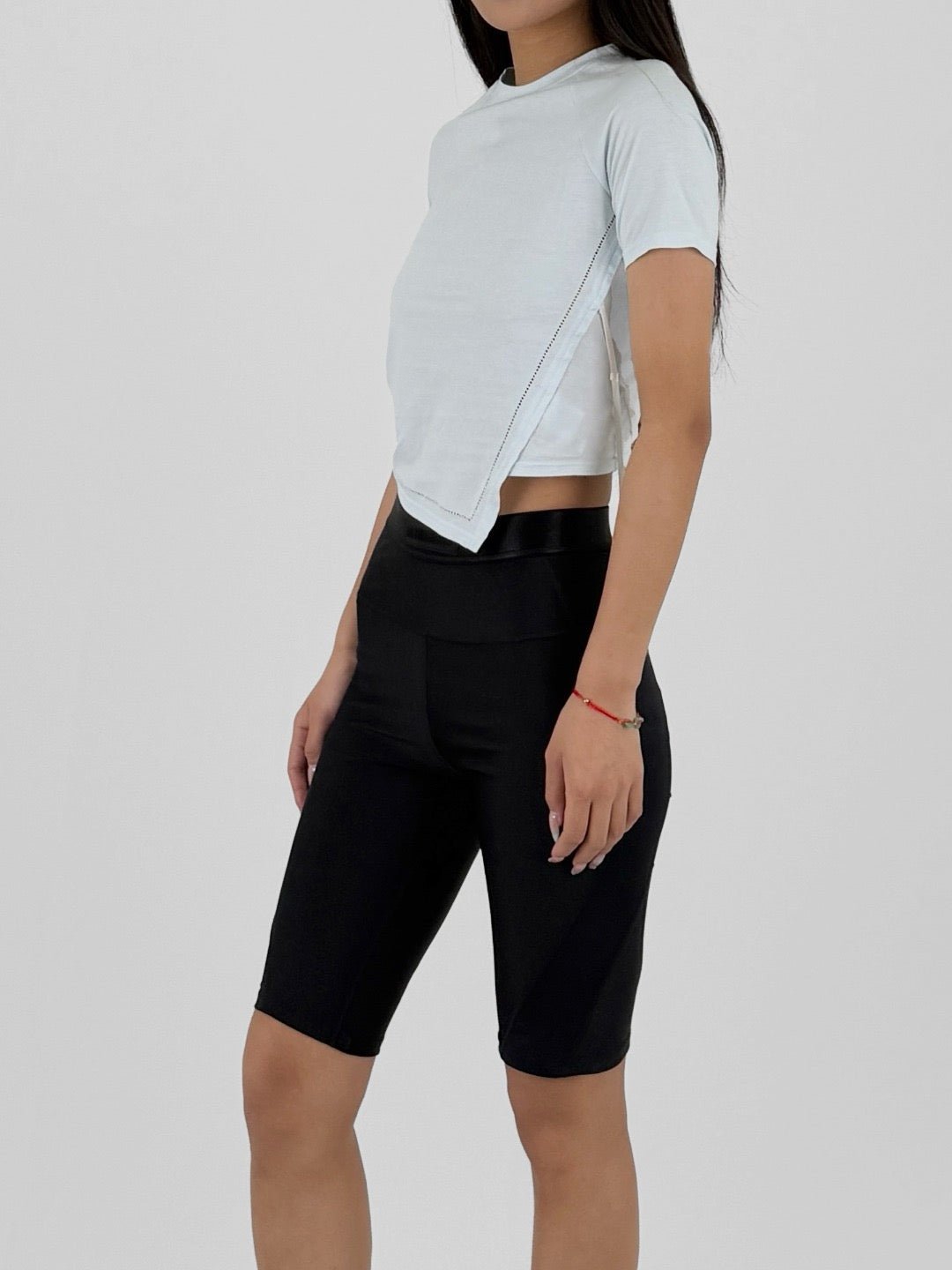 HYEIN SEO - Hemstith Crop Top - SS25 - SKY BLUE