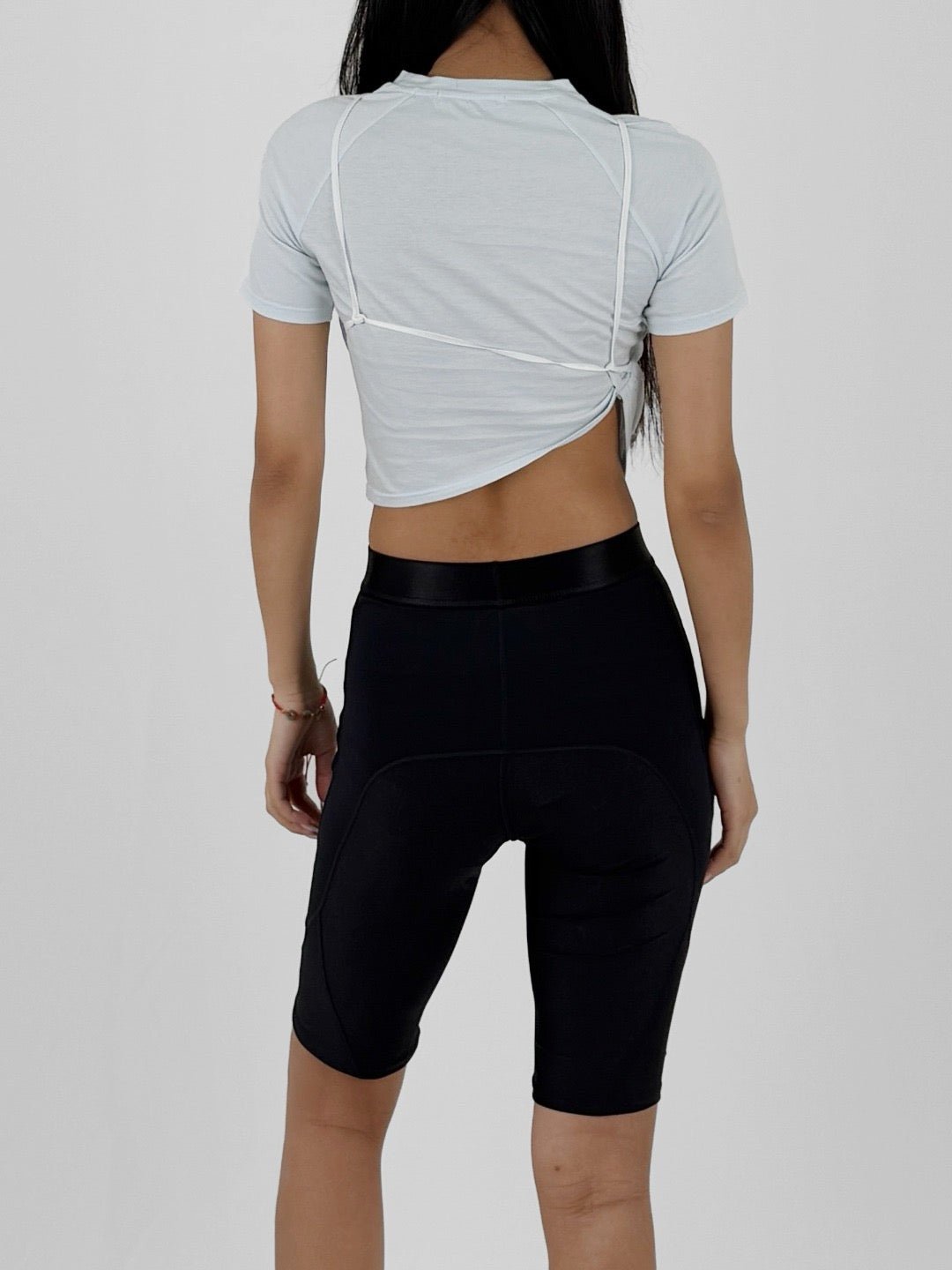 HYEIN SEO - Hemstith Crop Top - SS25 - SKY BLUE