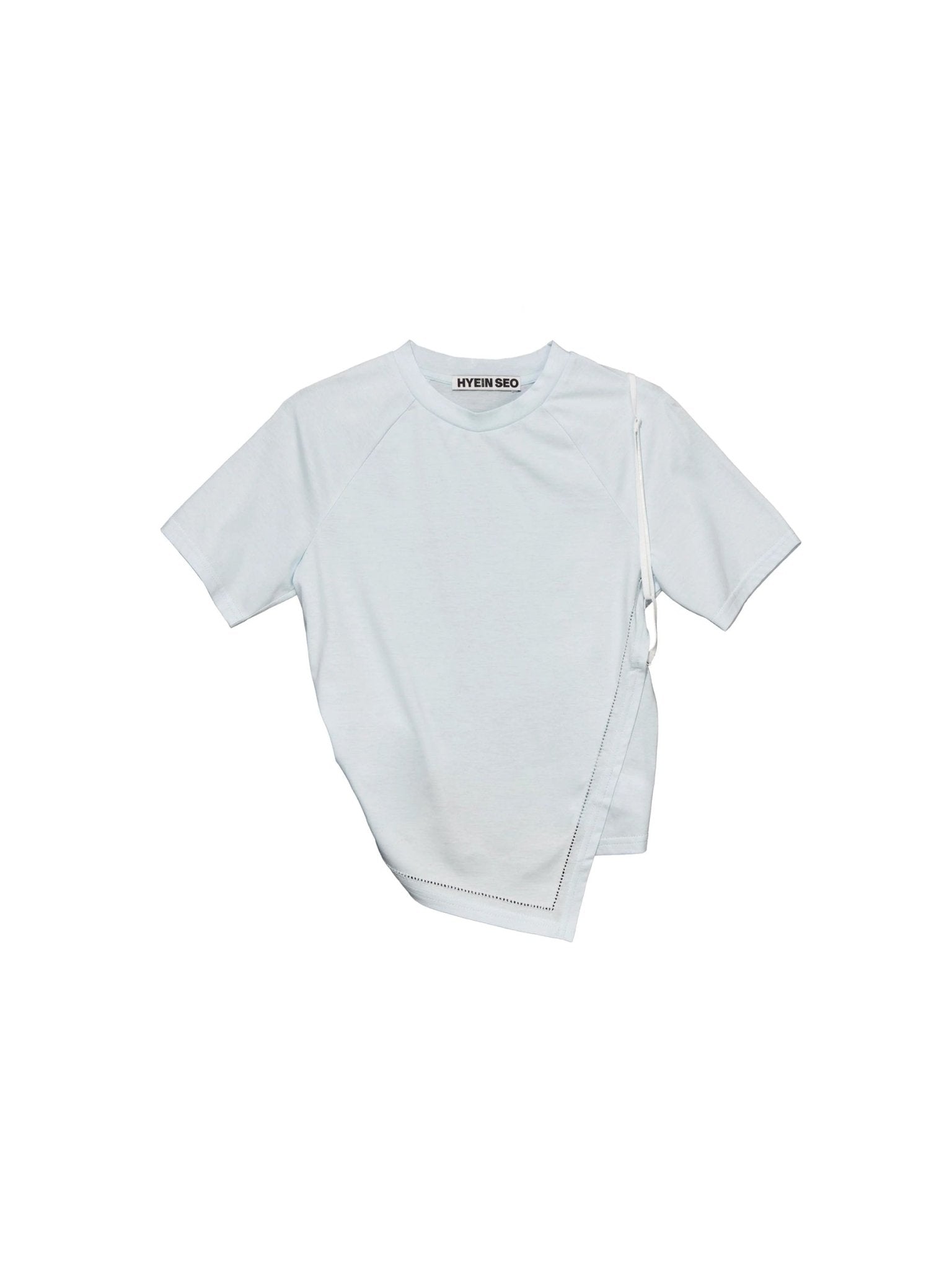 HYEIN SEO - Hemstith Crop Top - SS25 - SKY BLUE