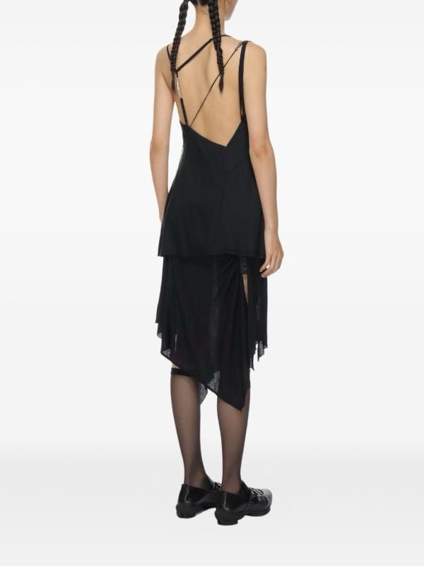 HYEIN SEO - Satin Mini Dress - SS25 - BLACK