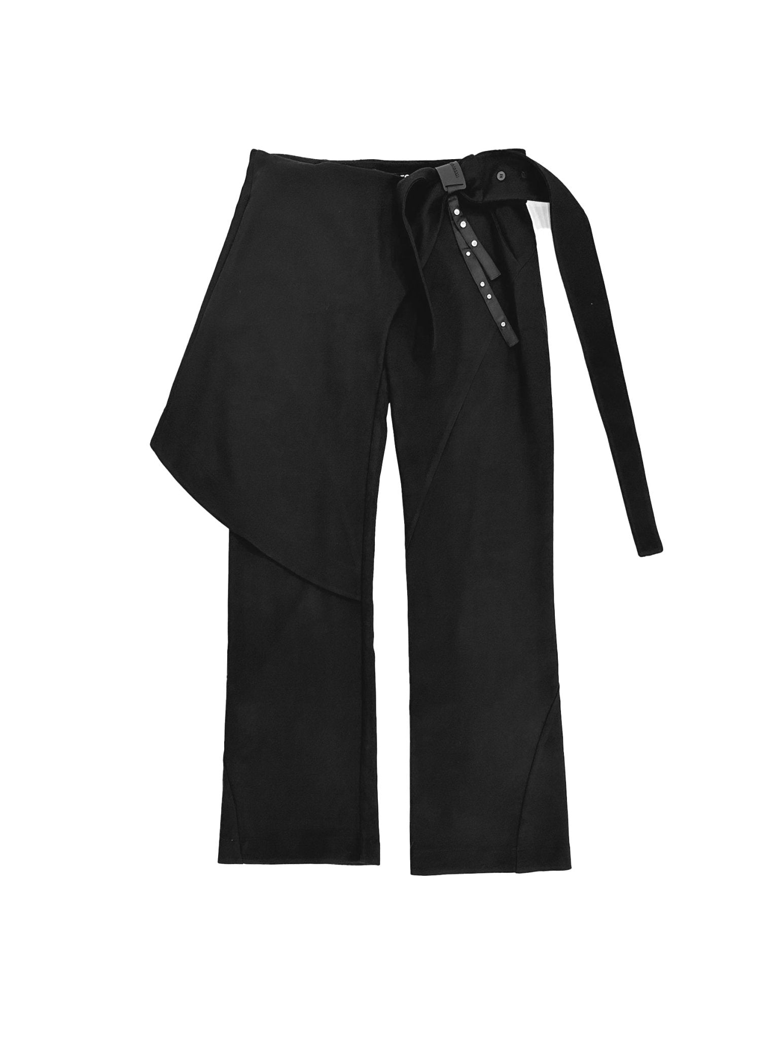 HYEIN SEO - Wrap Pants - AW25 - BLACK