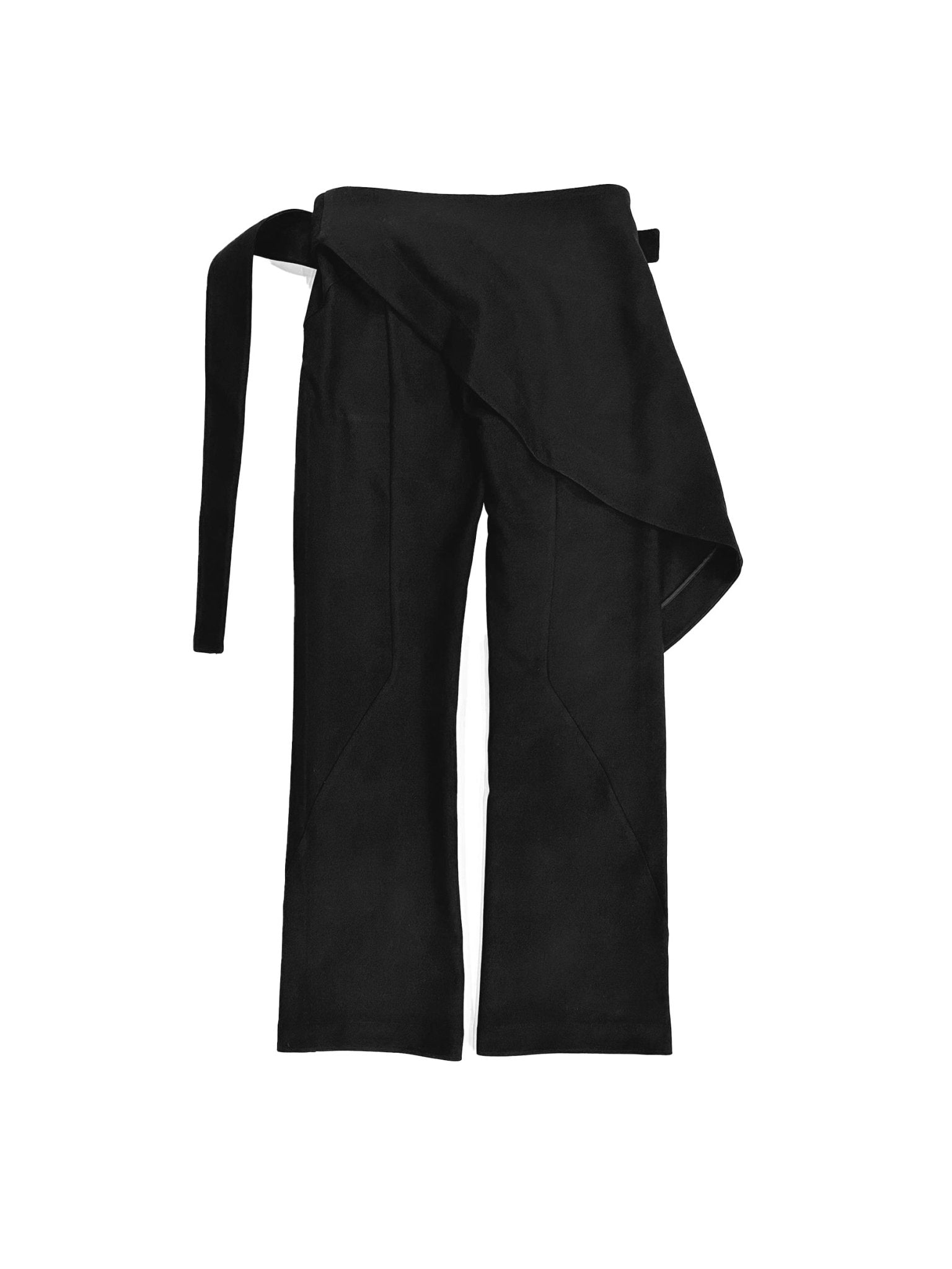 HYEIN SEO - Wrap Pants - AW25 - BLACK
