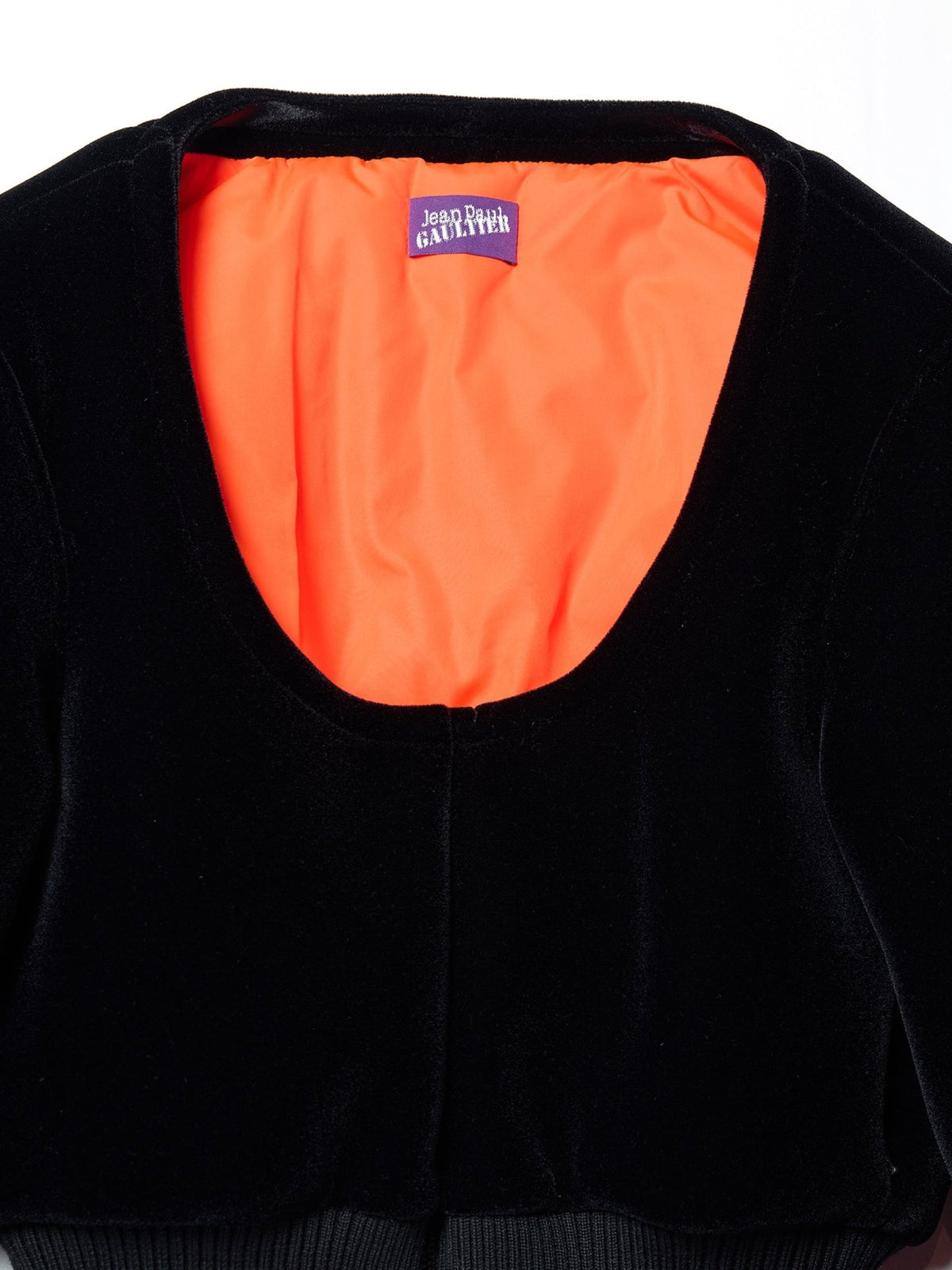 JEAN PAUL GAULTIER Black Square Bomber