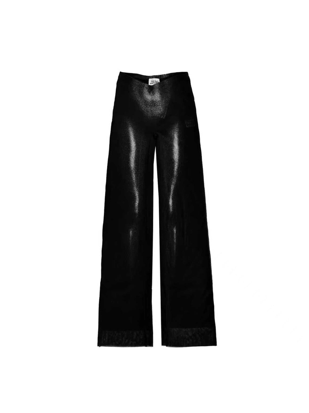 JEAN PAUL GAULTIER - Mesh Straight Trouser Printed Body Dust - AW25 - BLACK SILVER