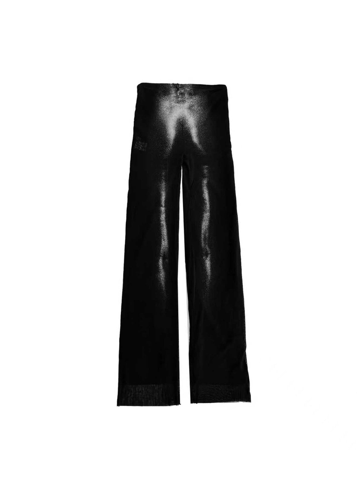 JEAN PAUL GAULTIER - Mesh Straight Trouser Printed Body Dust - AW25 - BLACK SILVER