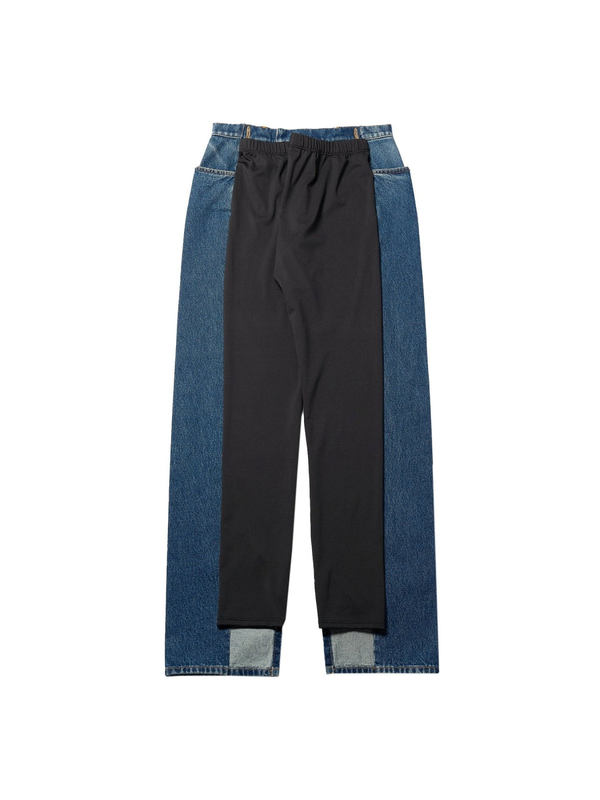 JEAN PAUL GAULTIER Multi Legging With Denim Panel On Front