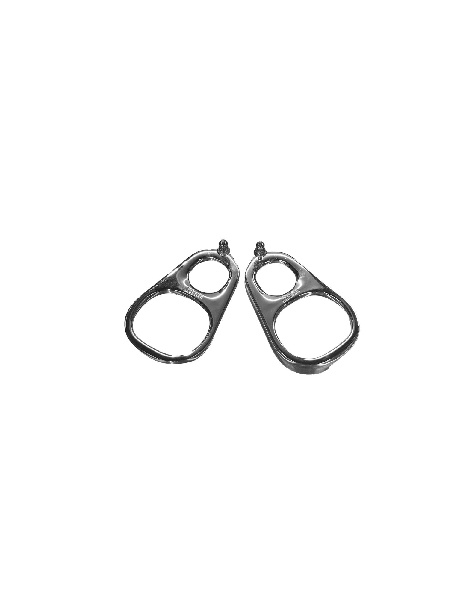 JEAN PAUL GAULTIER - Pull Tab Can Earrings - AW25 - SILVER