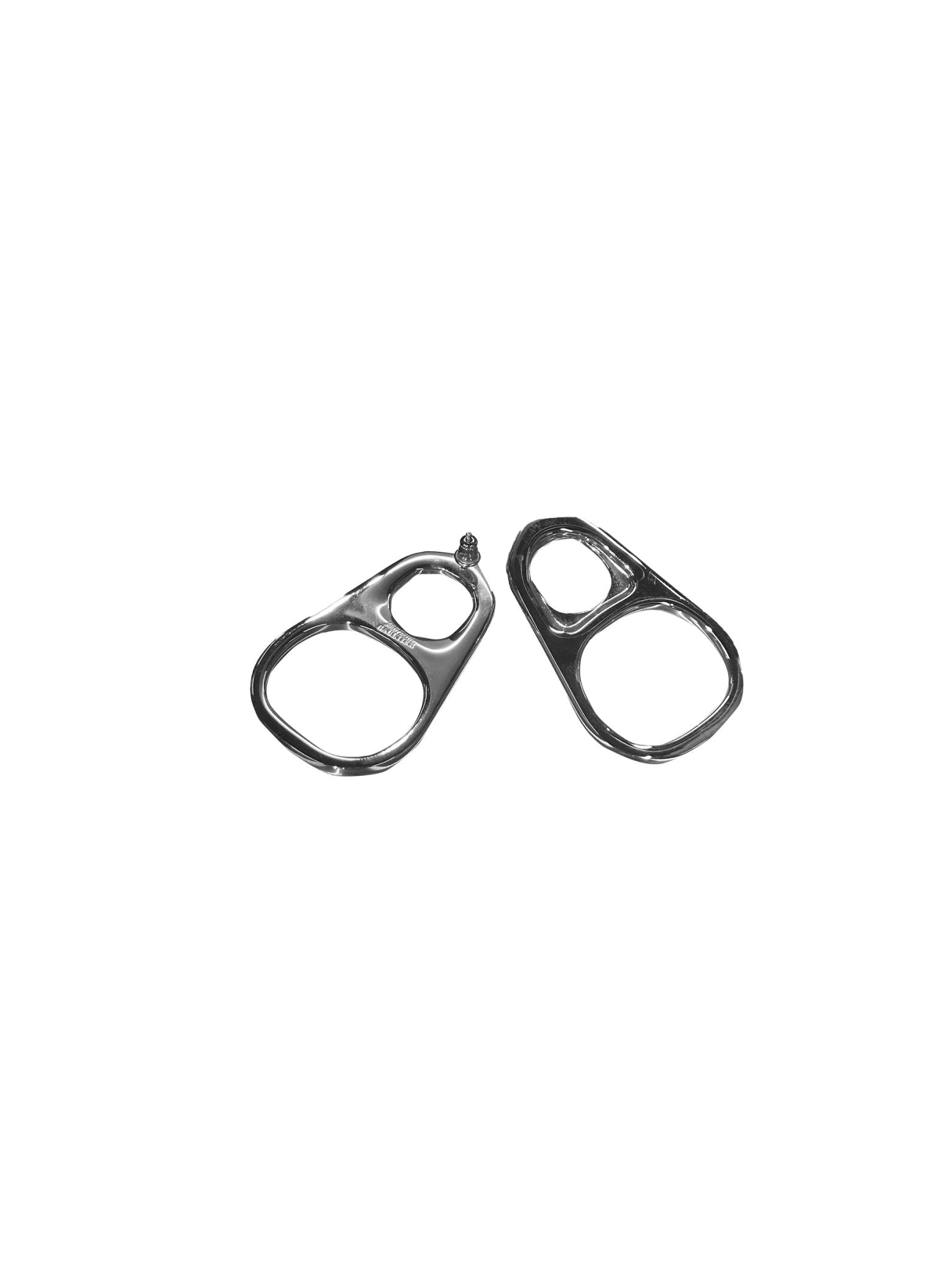 JEAN PAUL GAULTIER - Pull Tab Can Earrings - AW25 - SILVER