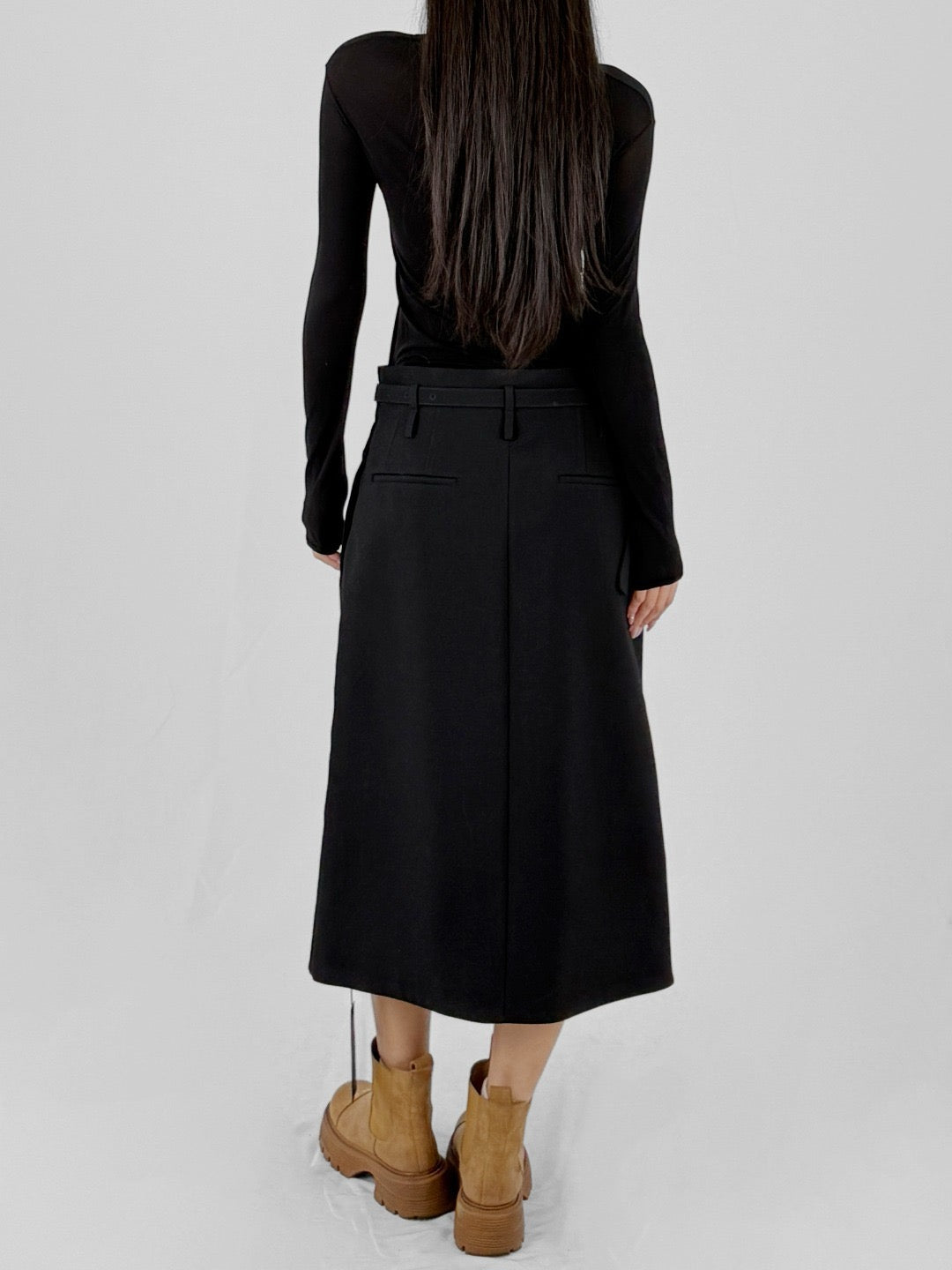 JIL SANDER Black 66 Skirts