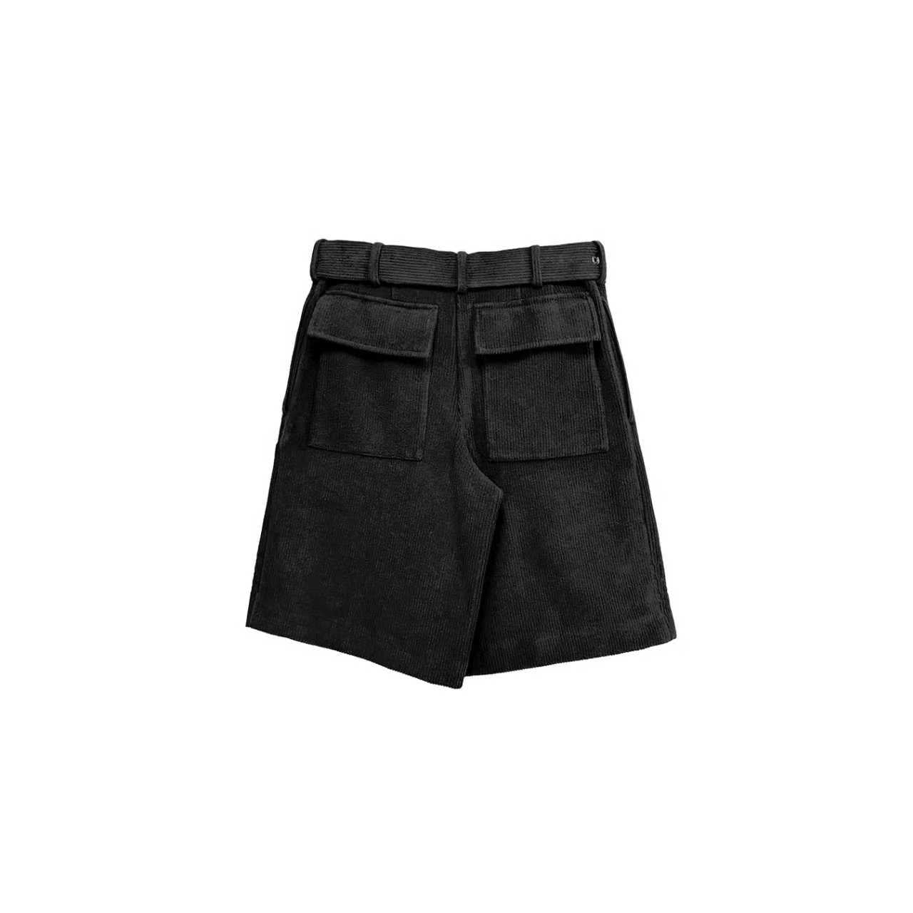 JIL SANDER Black Crochet Low - rise Shorts