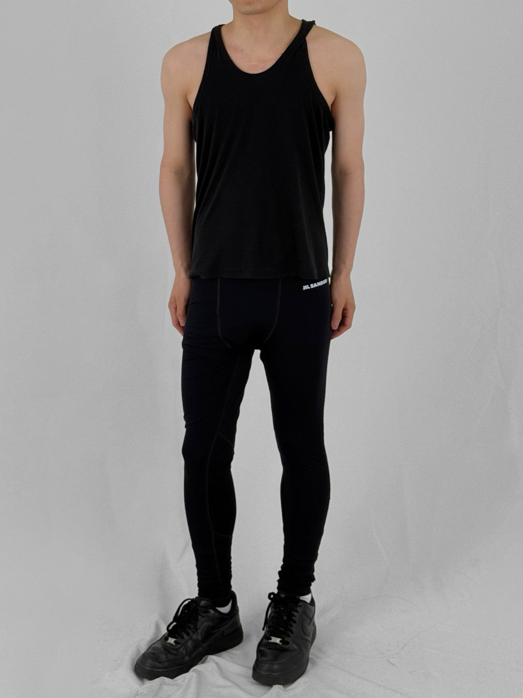 JIL SANDER Black Leggings