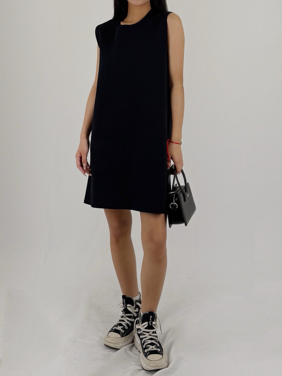 JIL SANDER Black Slvs Mini Dresses
