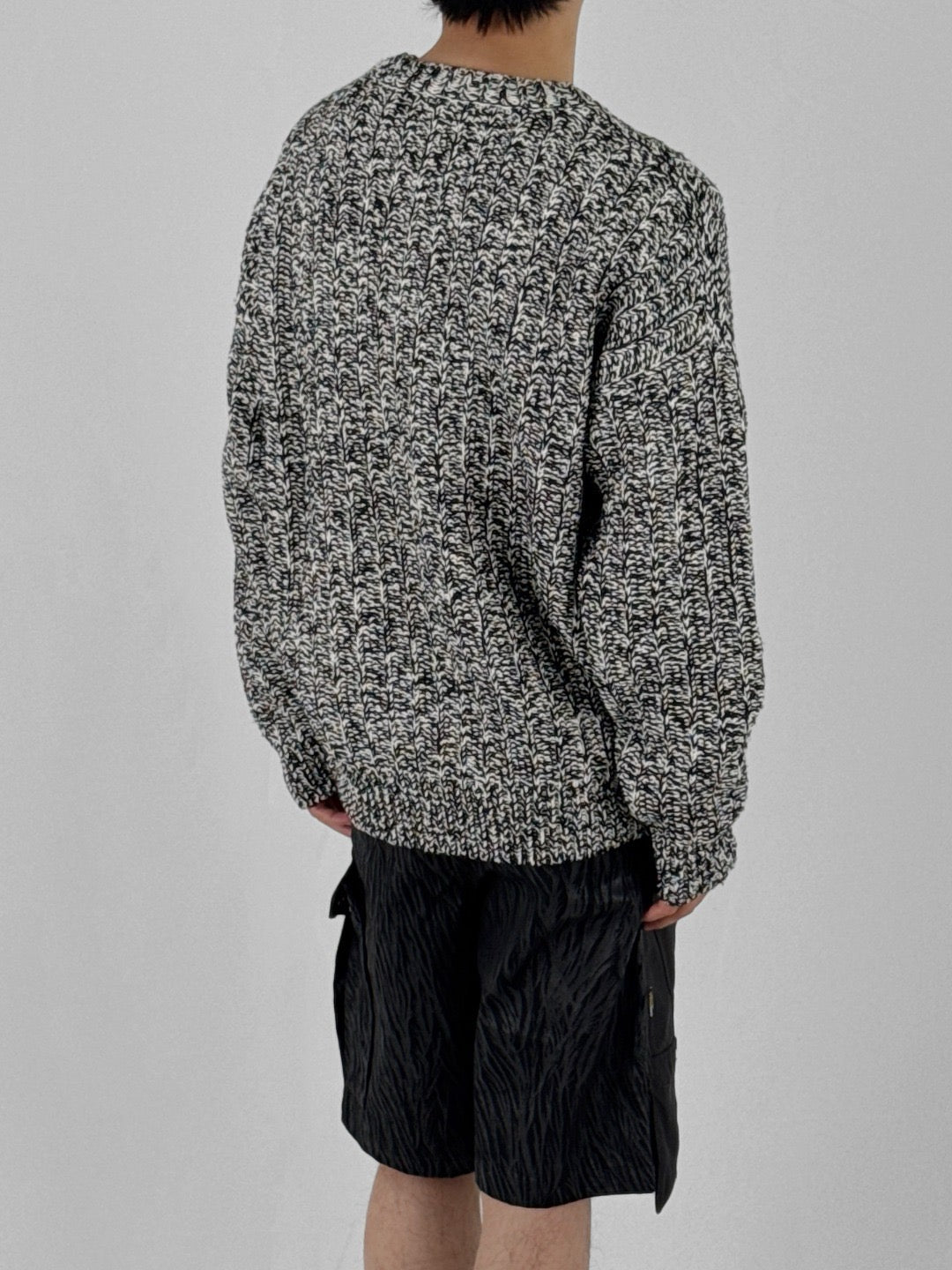 JIL SANDER CN Black Off White Green Jumper Sweaters
