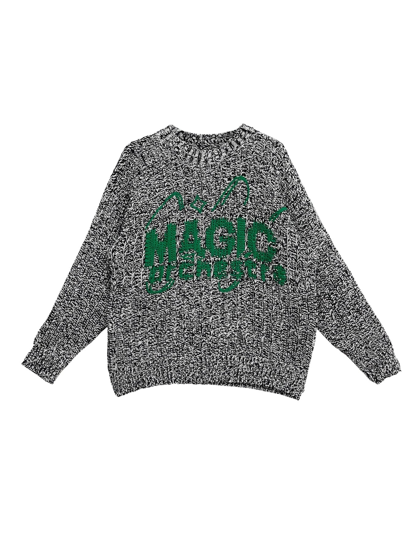 JIL SANDER CN Black Off White Green Jumper Sweaters