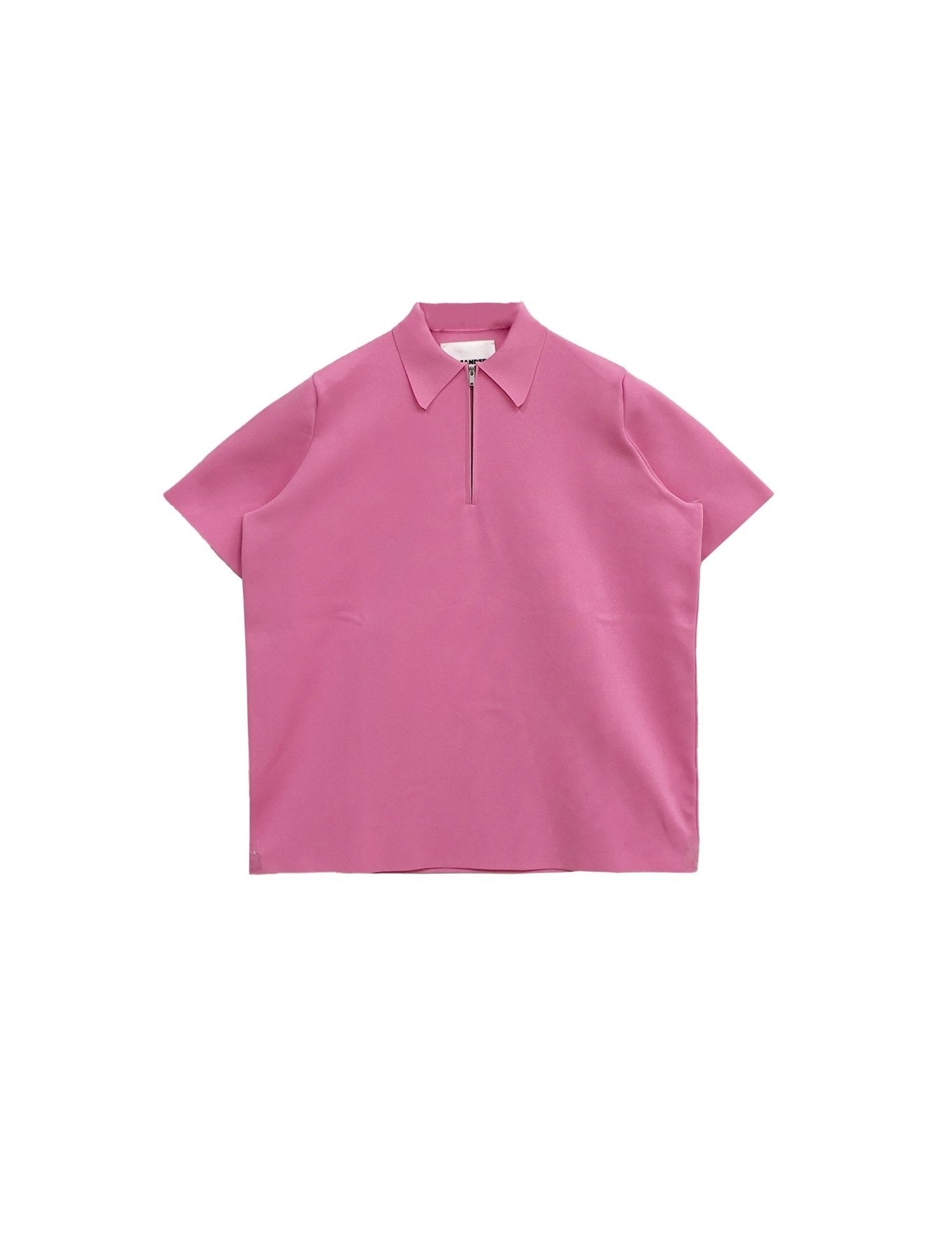 JIL SANDER Electric Pink Polo T-Shirts