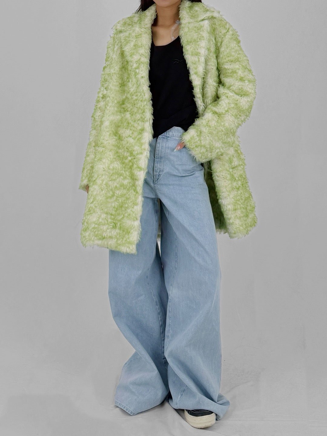 JIL SANDER Faux Fur Coat