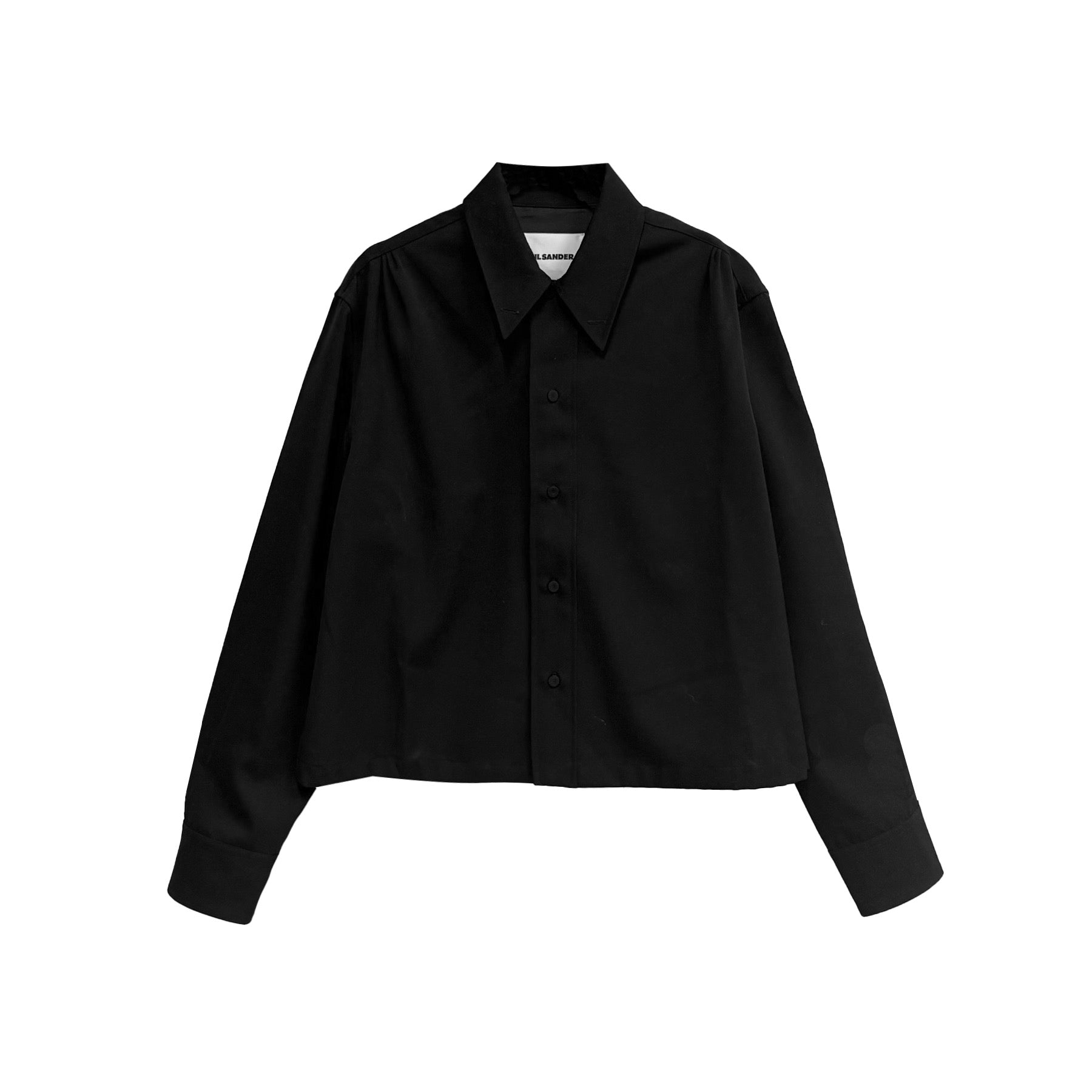 JIL SANDER - SHIRT 90 W JEWELLS - SS24 - BLACK