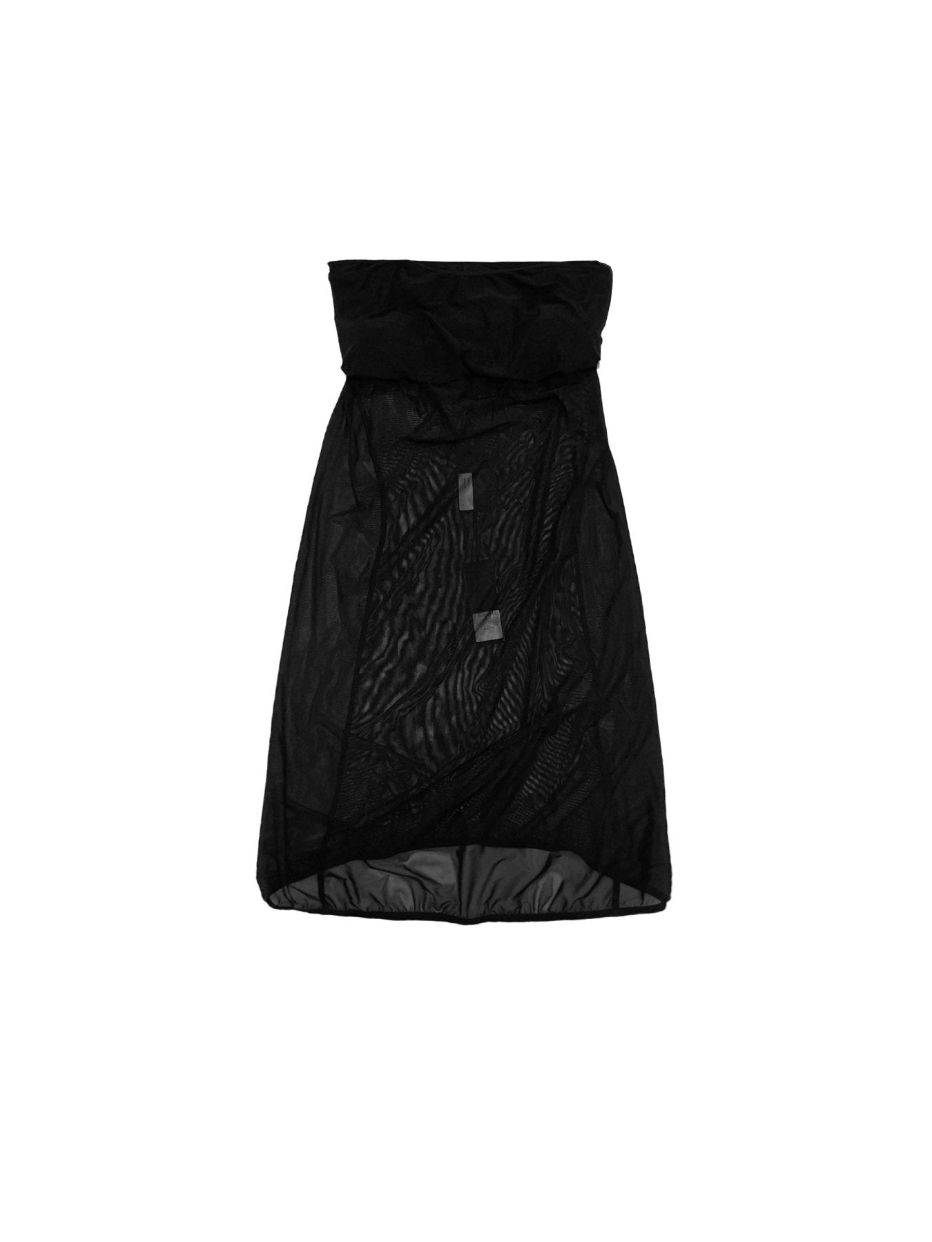 JOHANNA PARV Black With Cargo Pockets Mesh Skirts