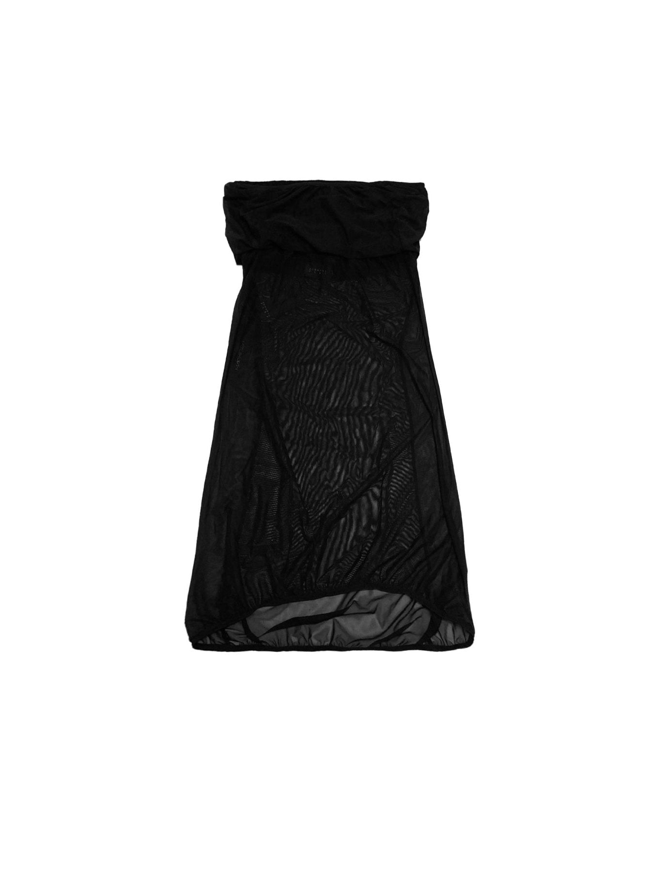 JOHANNA PARV Black With Cargo Pockets Mesh Skirts