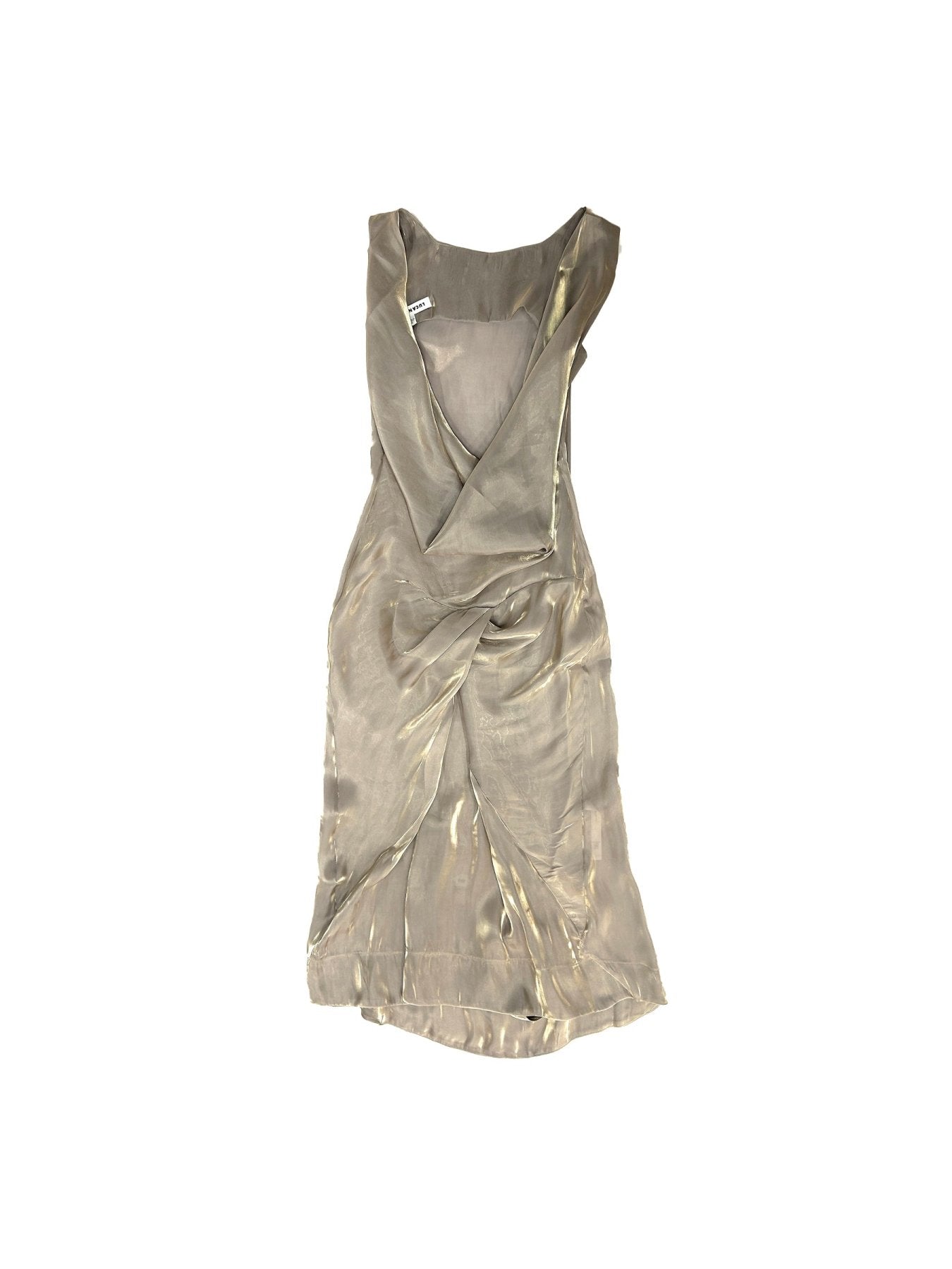 JORDANLUCA Beige Haven Dress