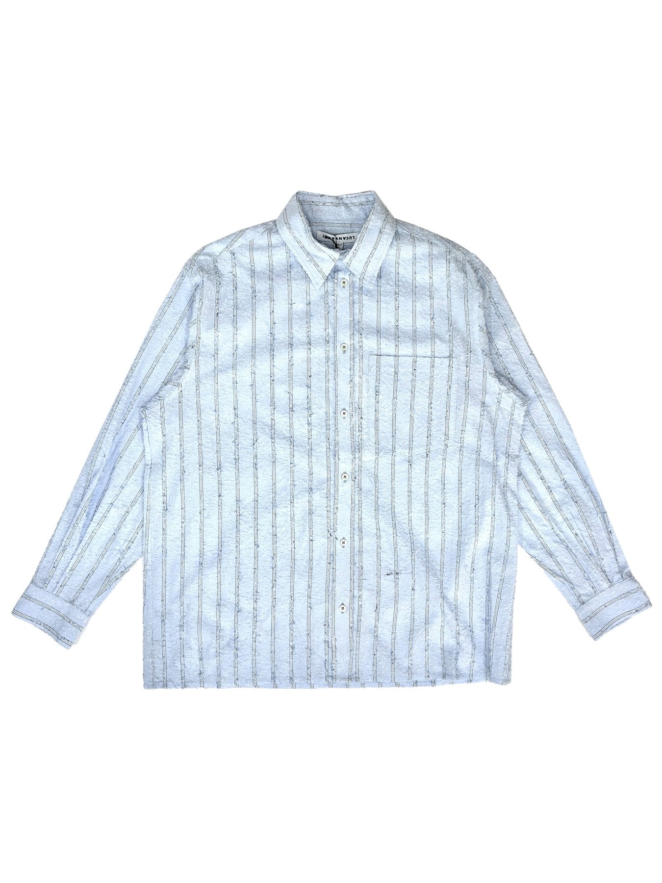 JORDANLUCA Blue Chapel Shirt