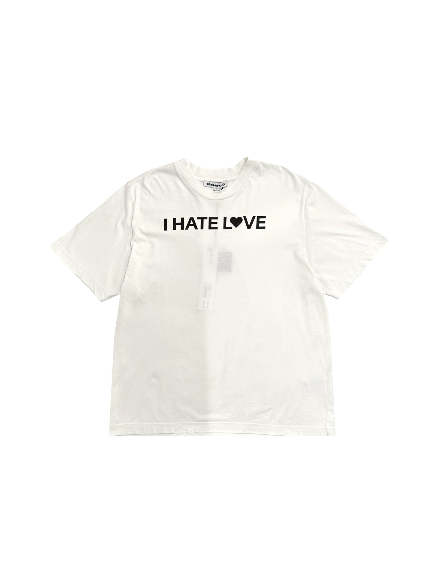 JORDANLUCA - Renton T-Shirt - AW25 - WHT I HATE LOVE