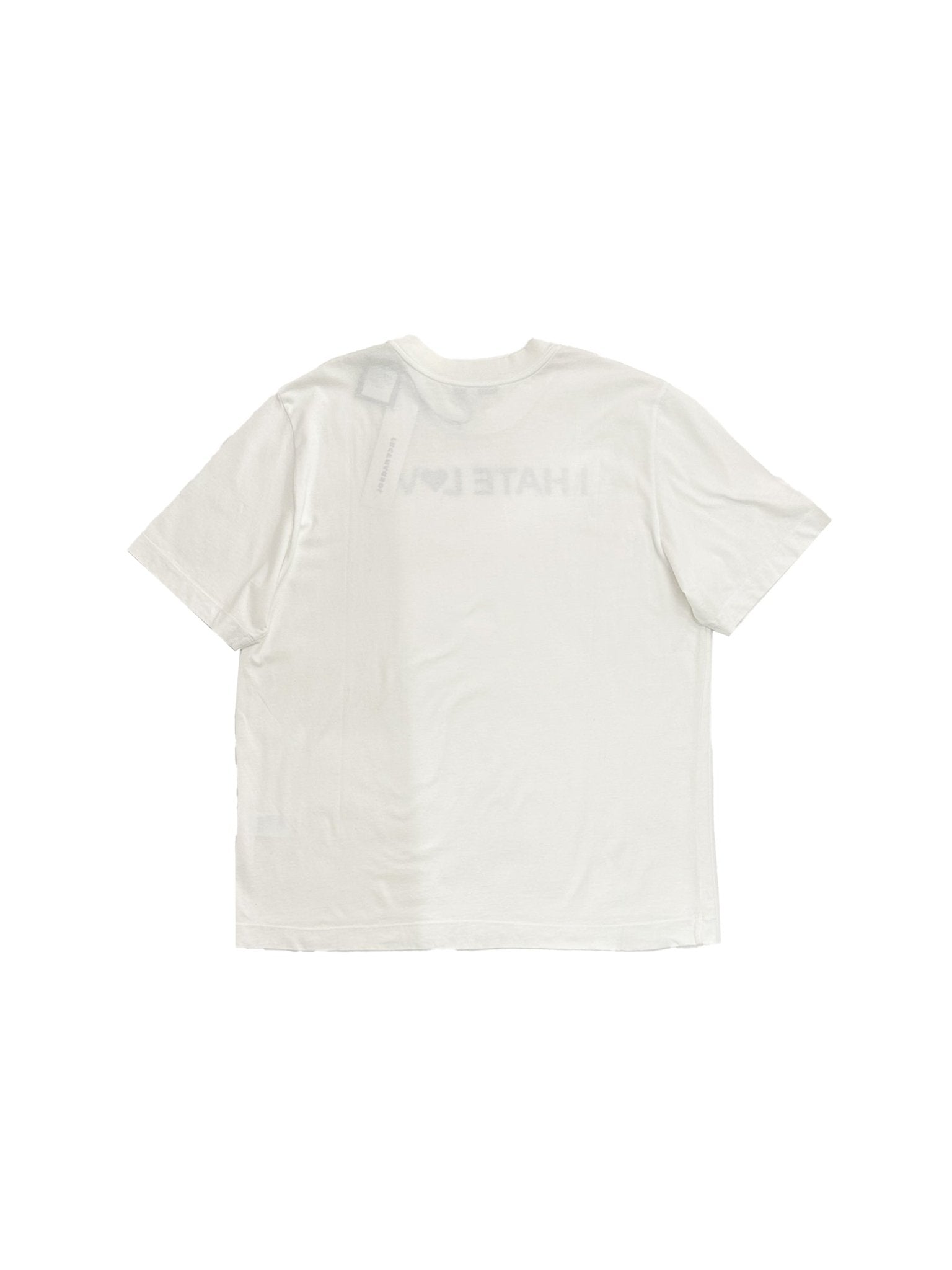 JORDANLUCA - Renton T-Shirt - AW25 - WHT I HATE LOVE