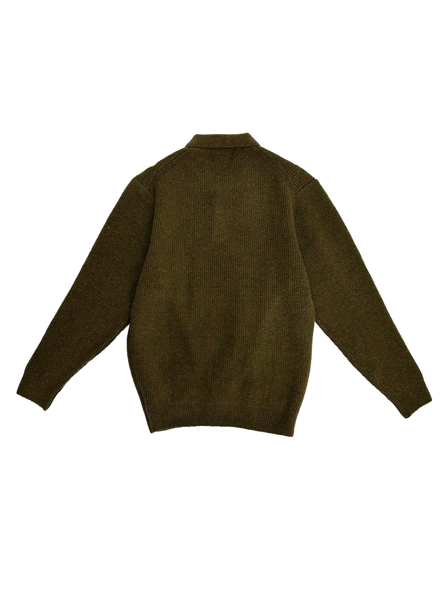 JUNTAE KIM - Beaded Corset Sweater - AW25 - OLIVE