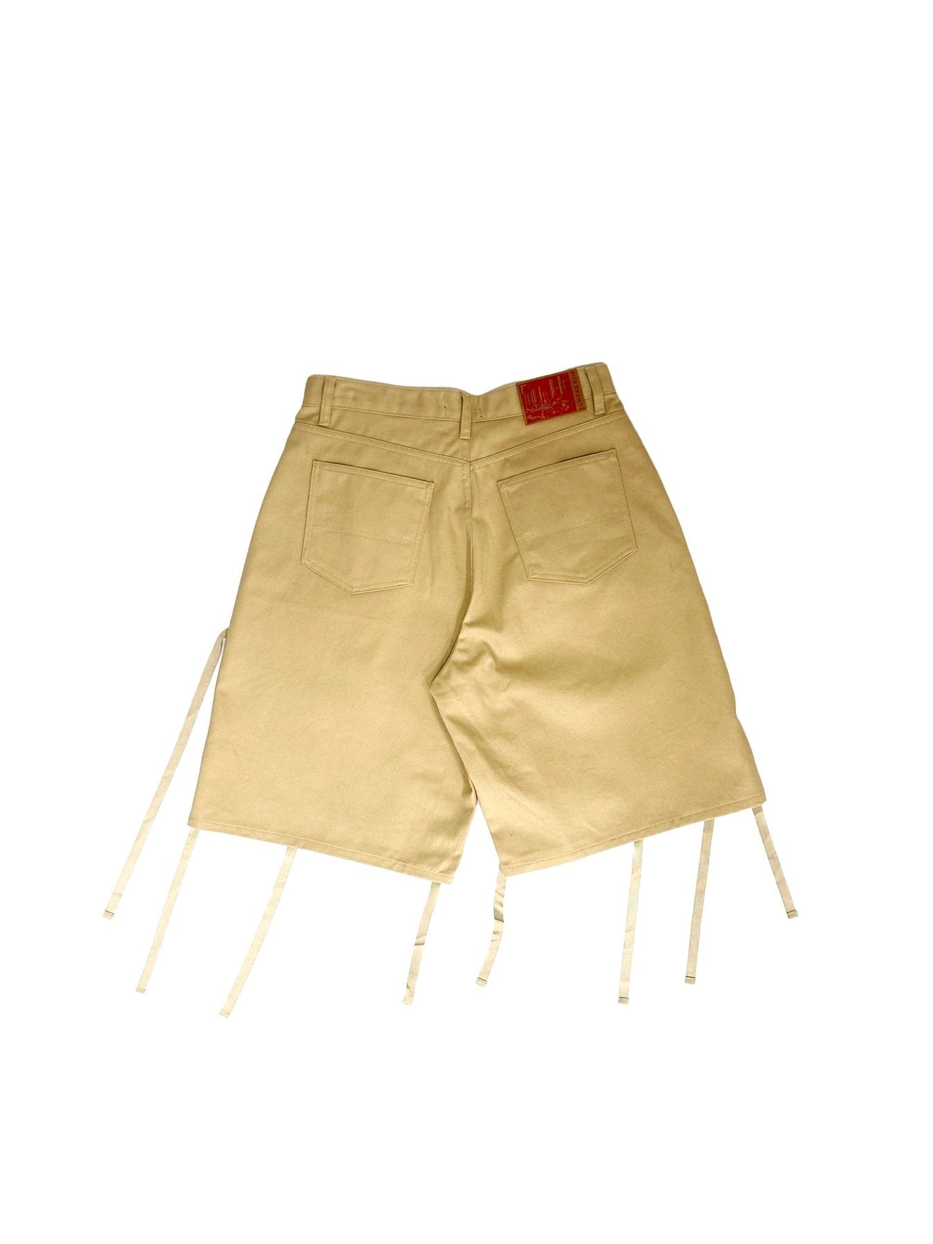 JUNTAE KIM Beige Applique Shorts