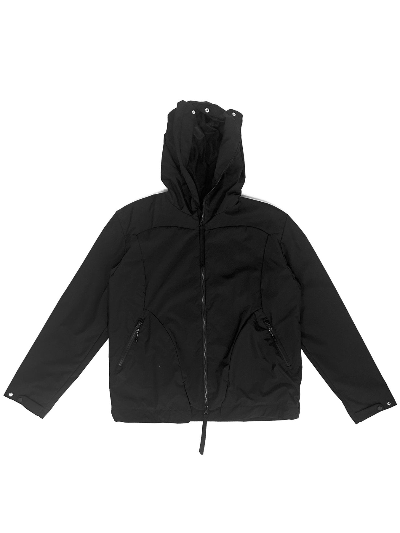 JUNTAE KIM Black Corset Shaped Windbreaker