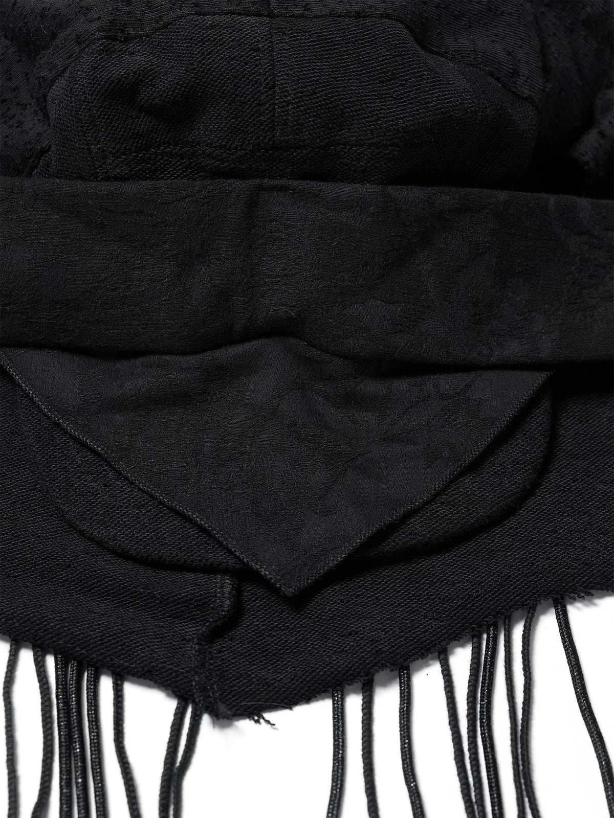 JUNTAE KIM Black Hooded Scarf Cap