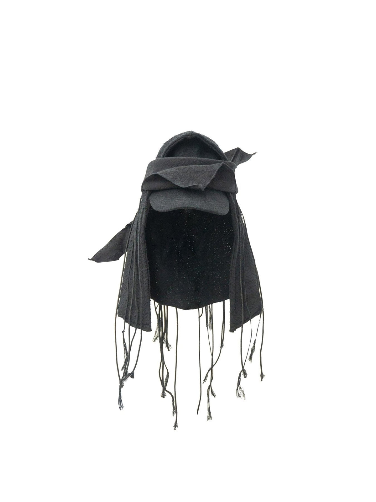 JUNTAE KIM Black Hooded Scarf Cap