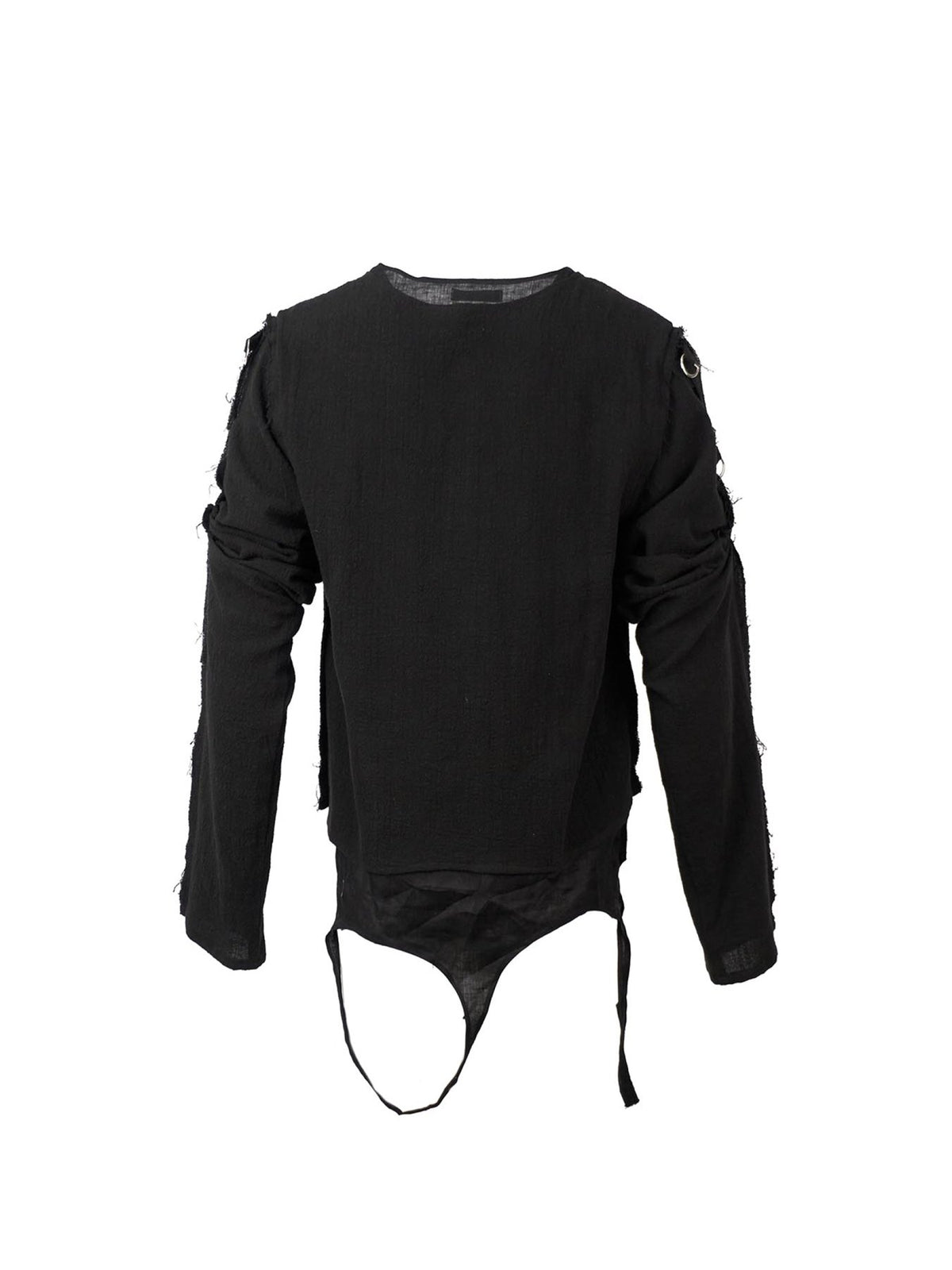 JUNTAE KIM Black Layered Anacho Punk Long Sleeves