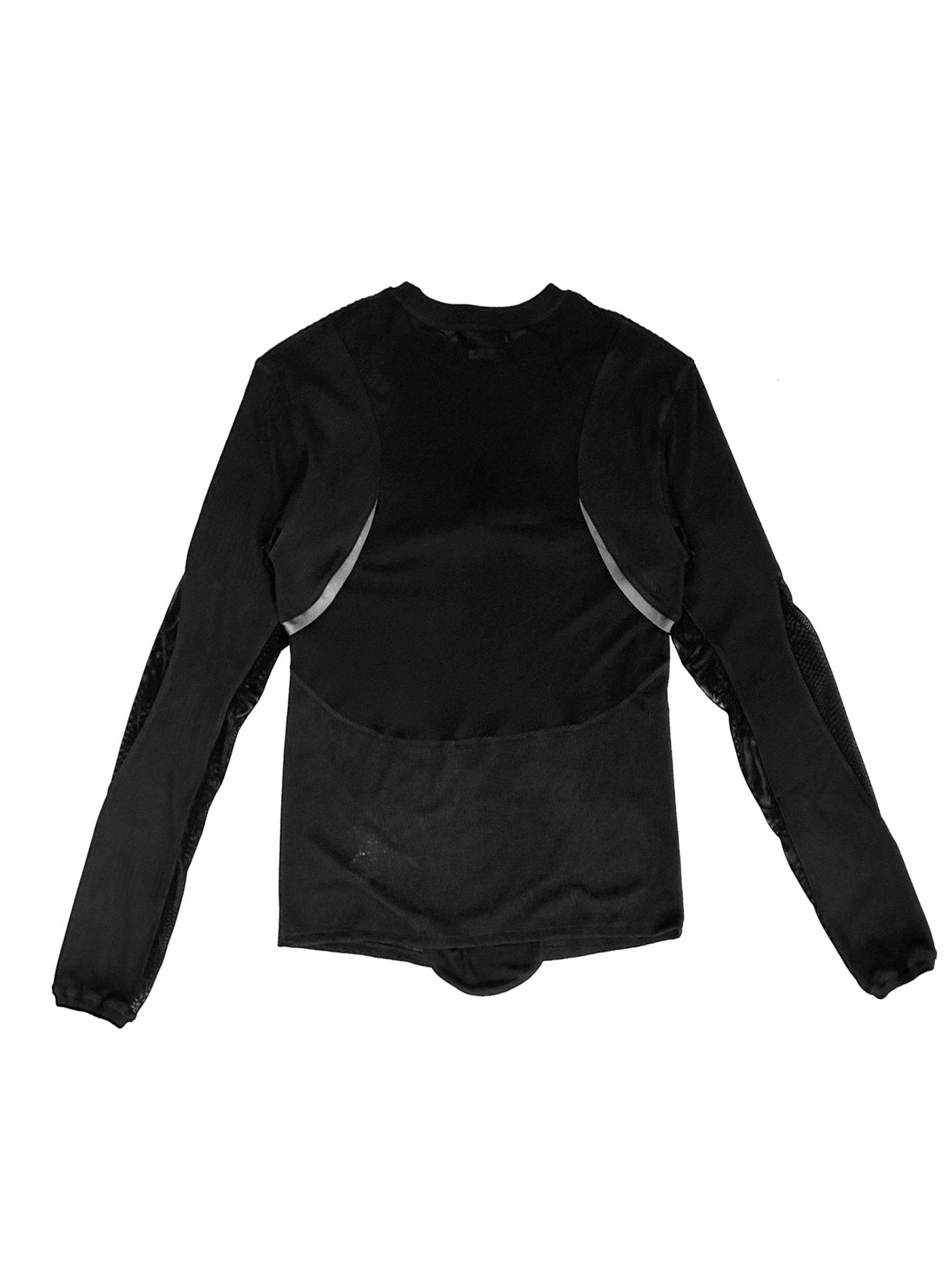 JUNTAE KIM Black Panelled Corset Long Sleeve