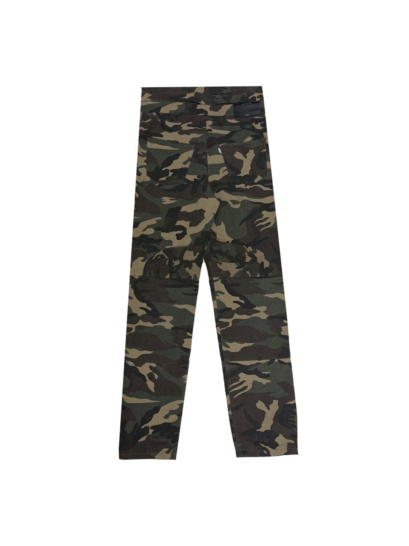 JUNTAE KIM Camouflage Knotted Belt Trousers