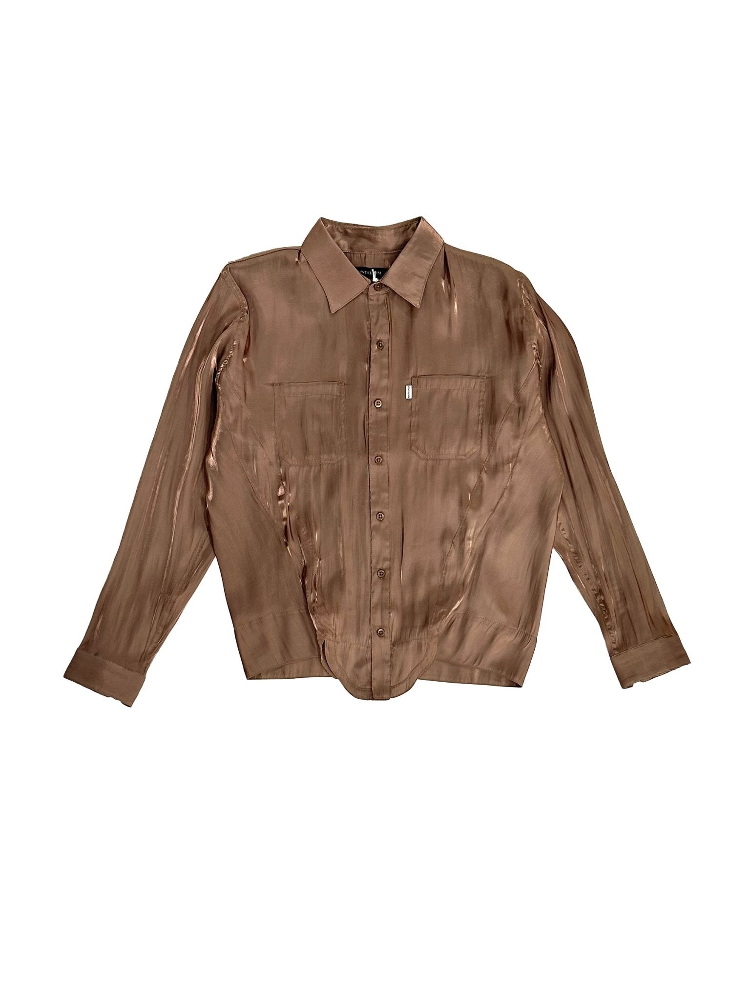 JUNTAE KIM - Corset Shirts - AW25 - DARK BROWN