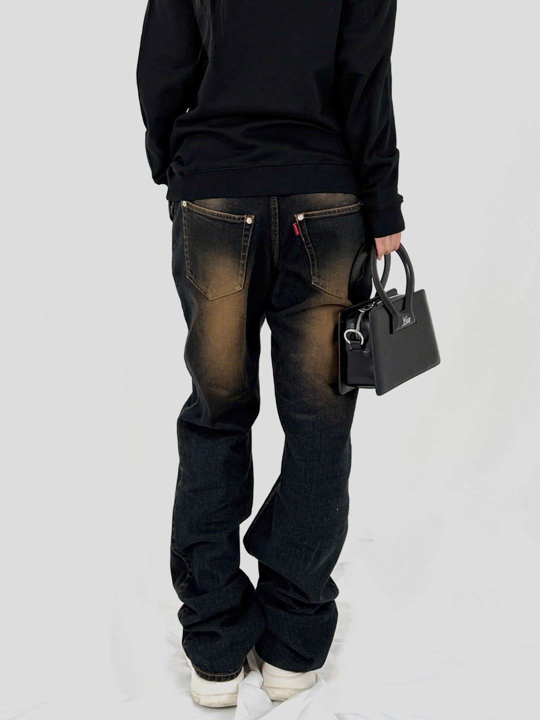 JUNTAE KIM - Gathered Corset Trousers - SS25 - BLACK