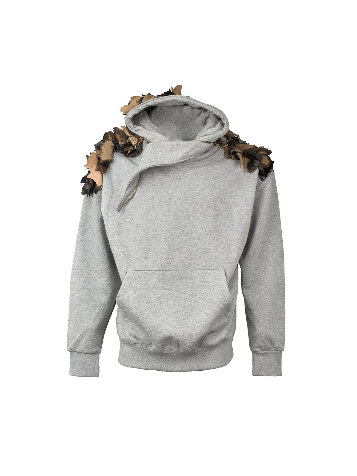 JUNTAE KIM Grey Laser Applique Sweat Hoodie
