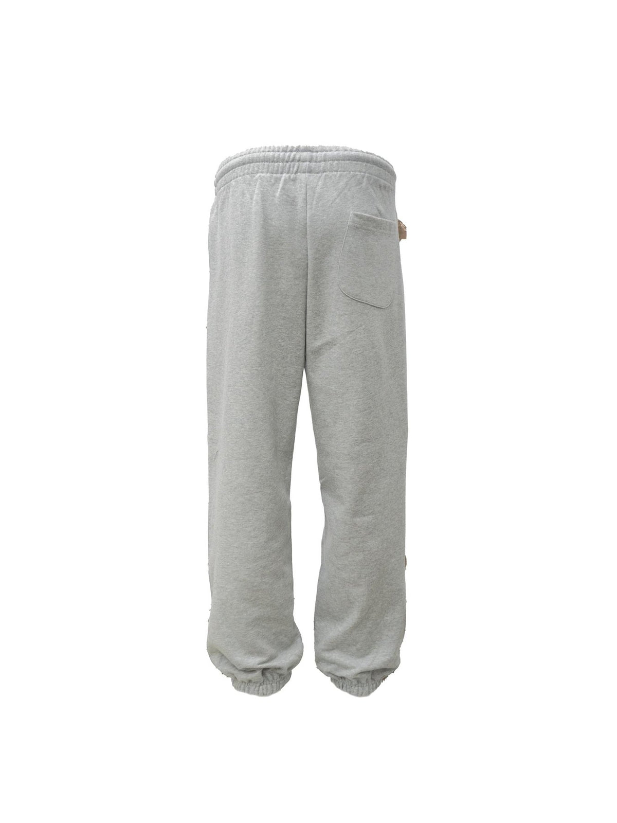 JUNTAE KIM Grey Laser Applique Sweatpants