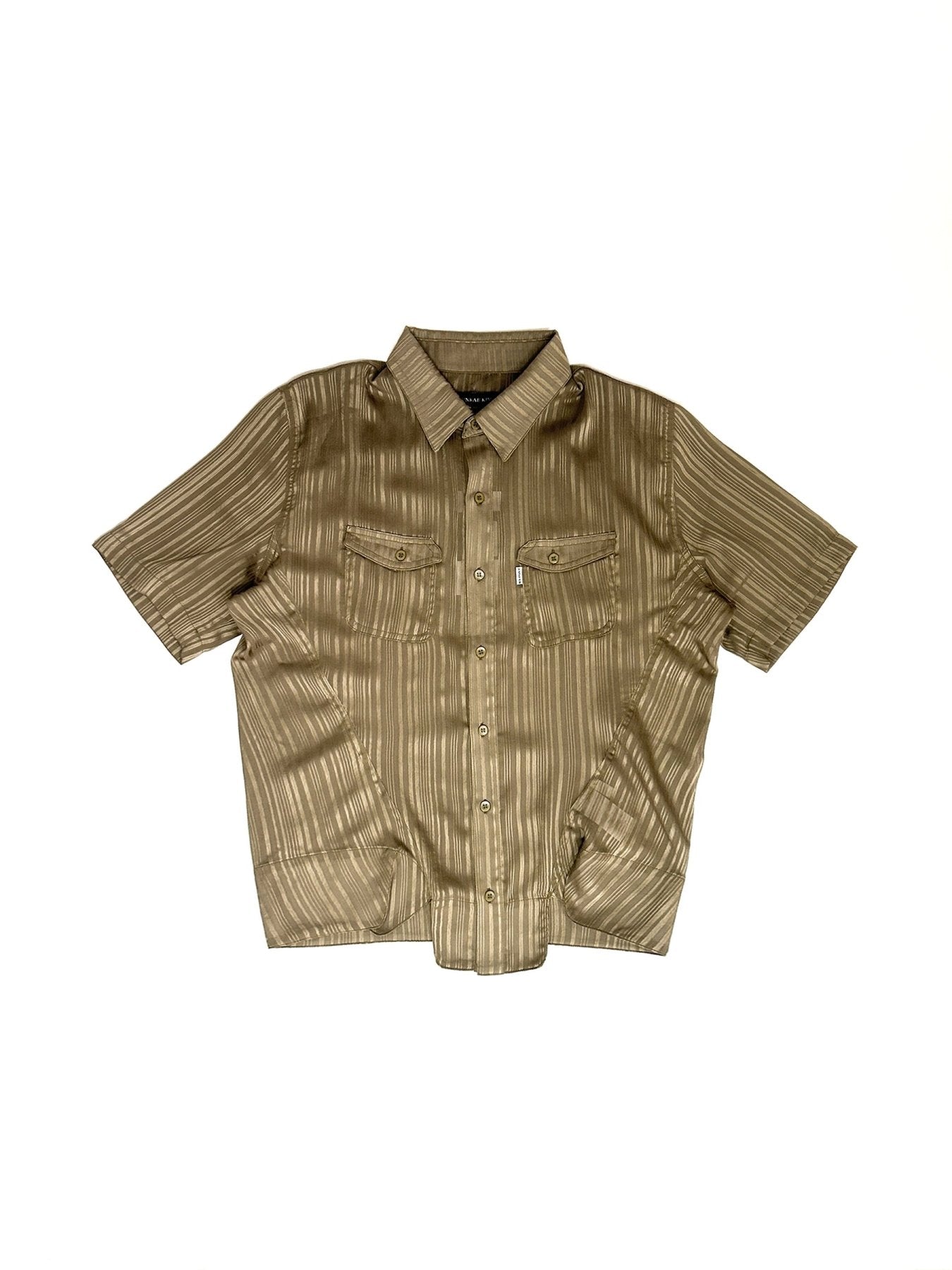 JUNTAE KIM Khaki New Petal Corset Shirt