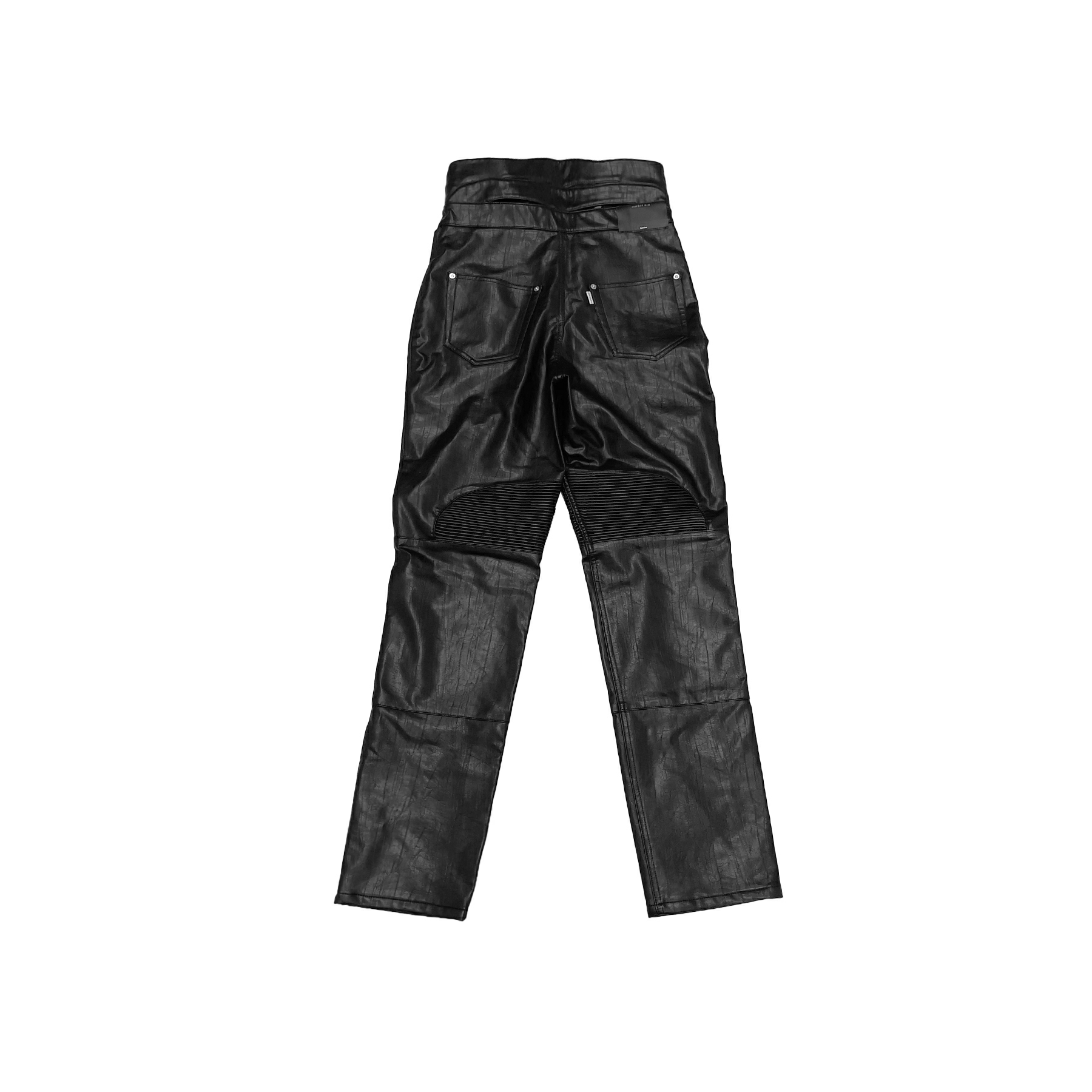 JUNTAE KIM - KNOTTED BELT TROUSERS - SS24 - BLACK