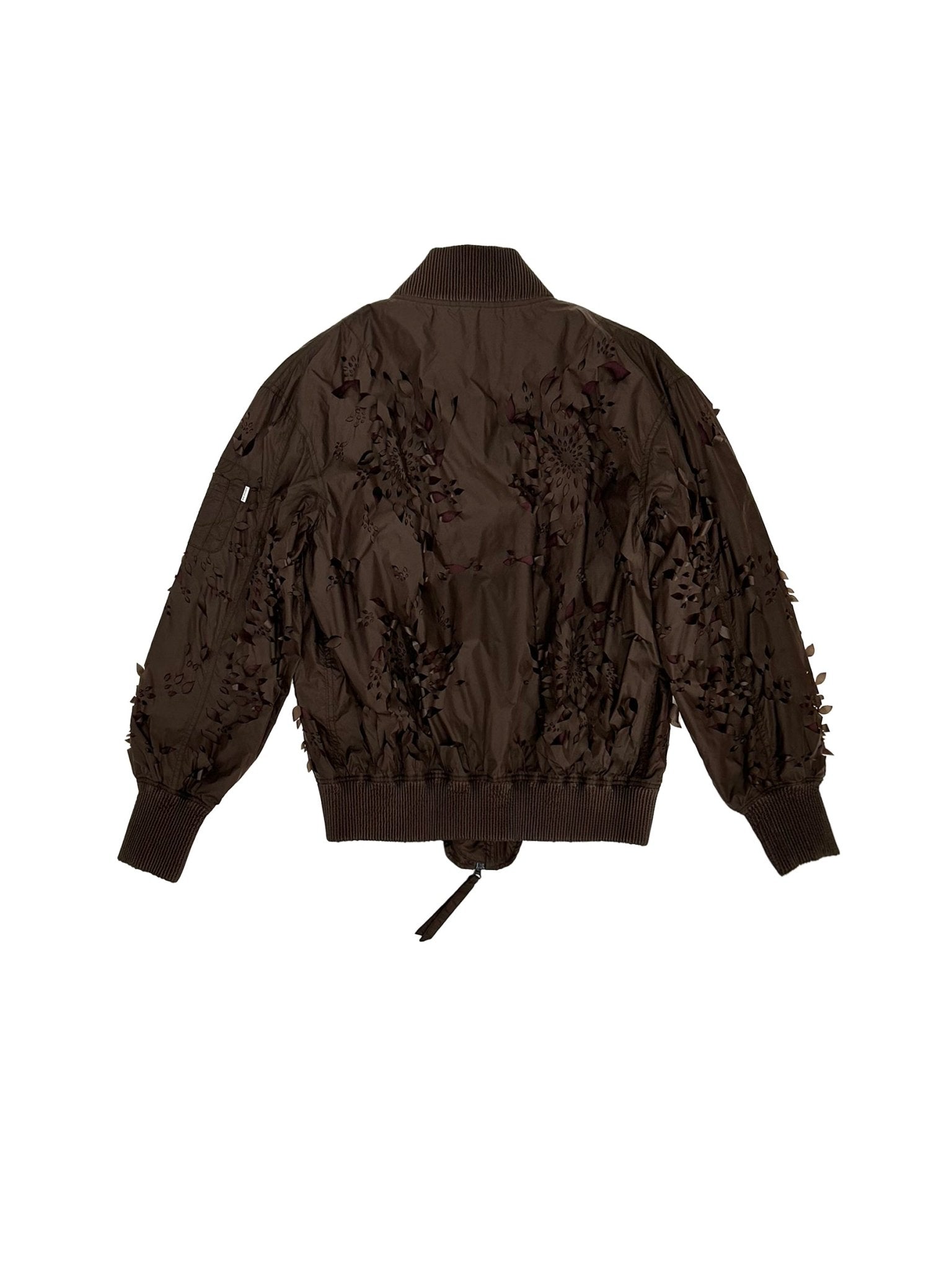 JUNTAE KIM - Laser - Slashed Petal Jumper - SS25 - BROWN