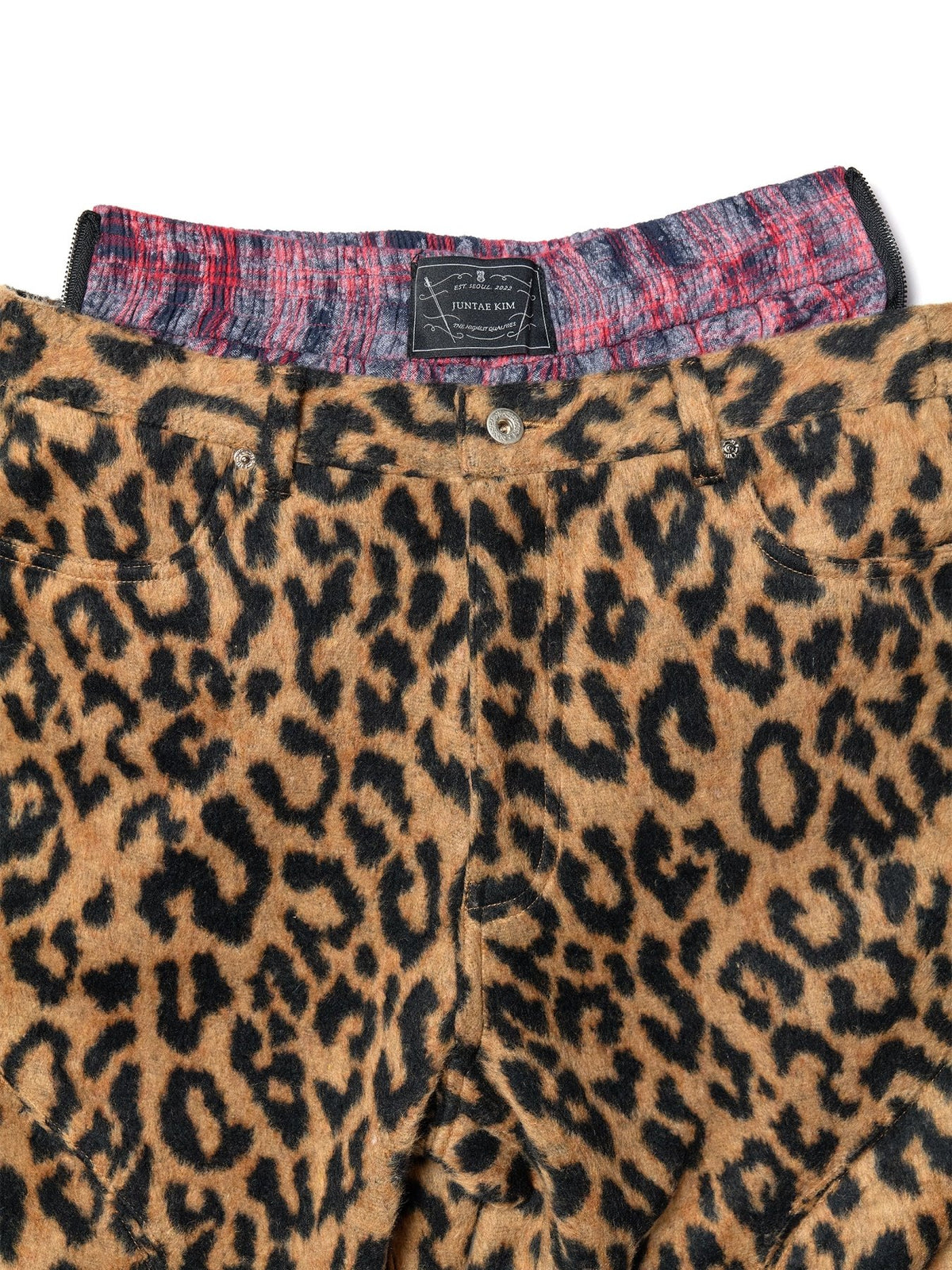 JUNTAE KIM Multi Layered Sagging Pants